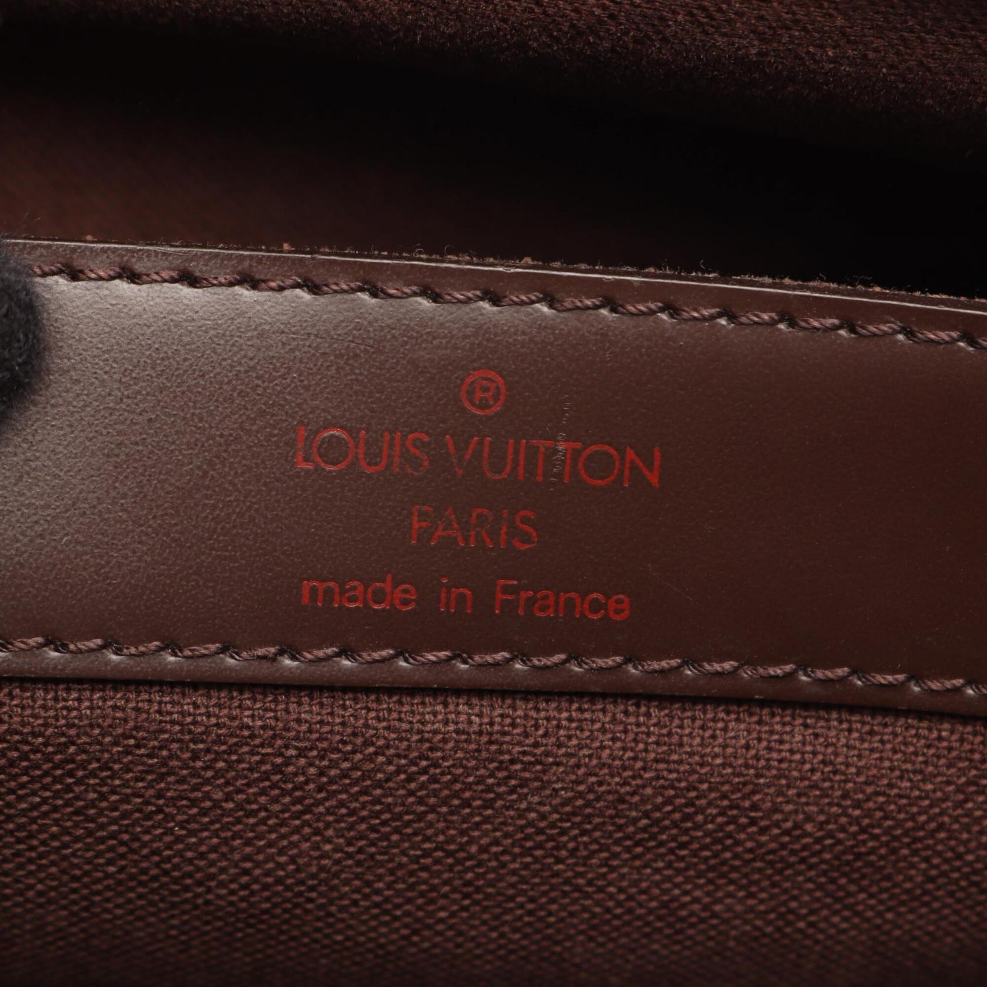 Louis Vuitton Brown Coated Canvas Pvc Leather Handbag Shoulder Bag (Pre-Owned)