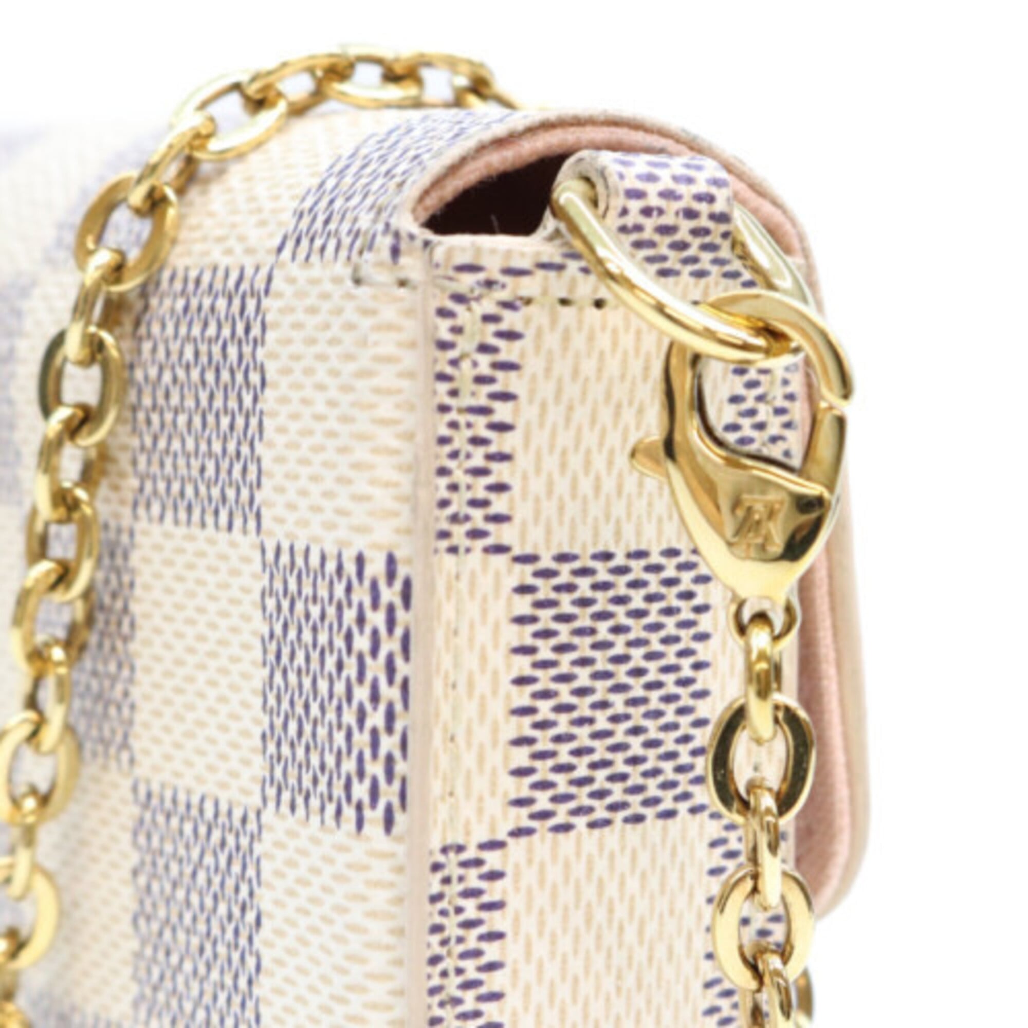 Louis Vuitton Ivory Damier Azur Shoulder Bag (Pre-Owned)