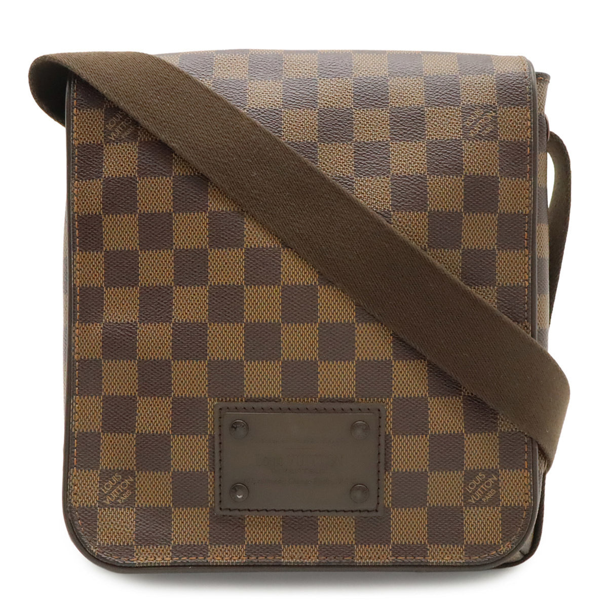 Louis Vuitton Brown Damier Canvas Pvc Coated Canvas Damier Canvas Shoulder Bag (Pre-Owned)