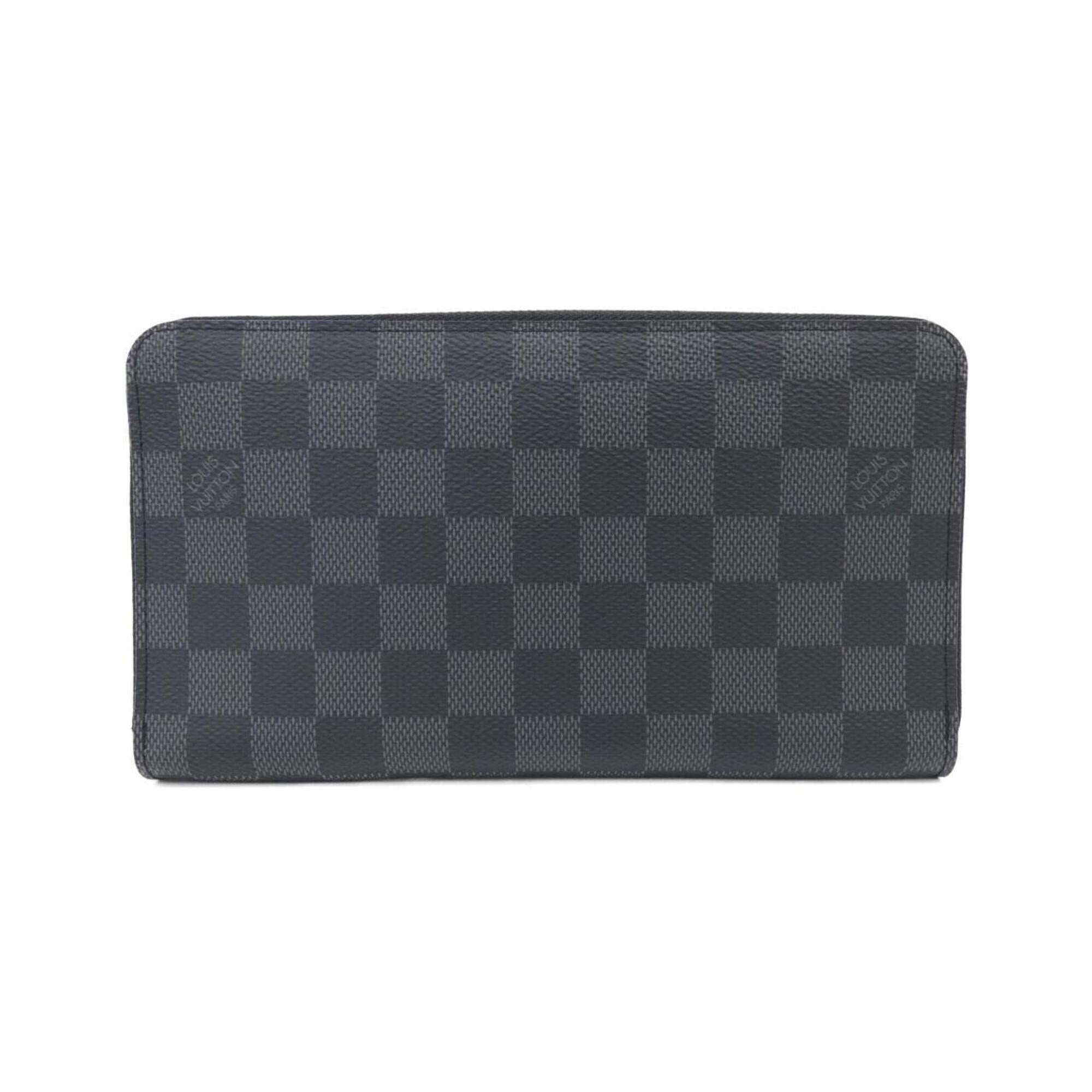 Louis Vuitton Dark Gray Graphite Coated Canvas Long Wallet (Bi-Fold) (Pre-Owned)