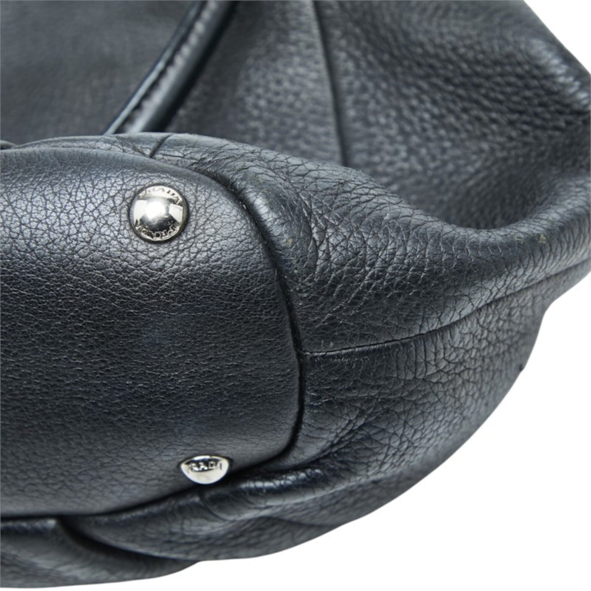 Prada Black Leather Handbag (Pre-Owned)
