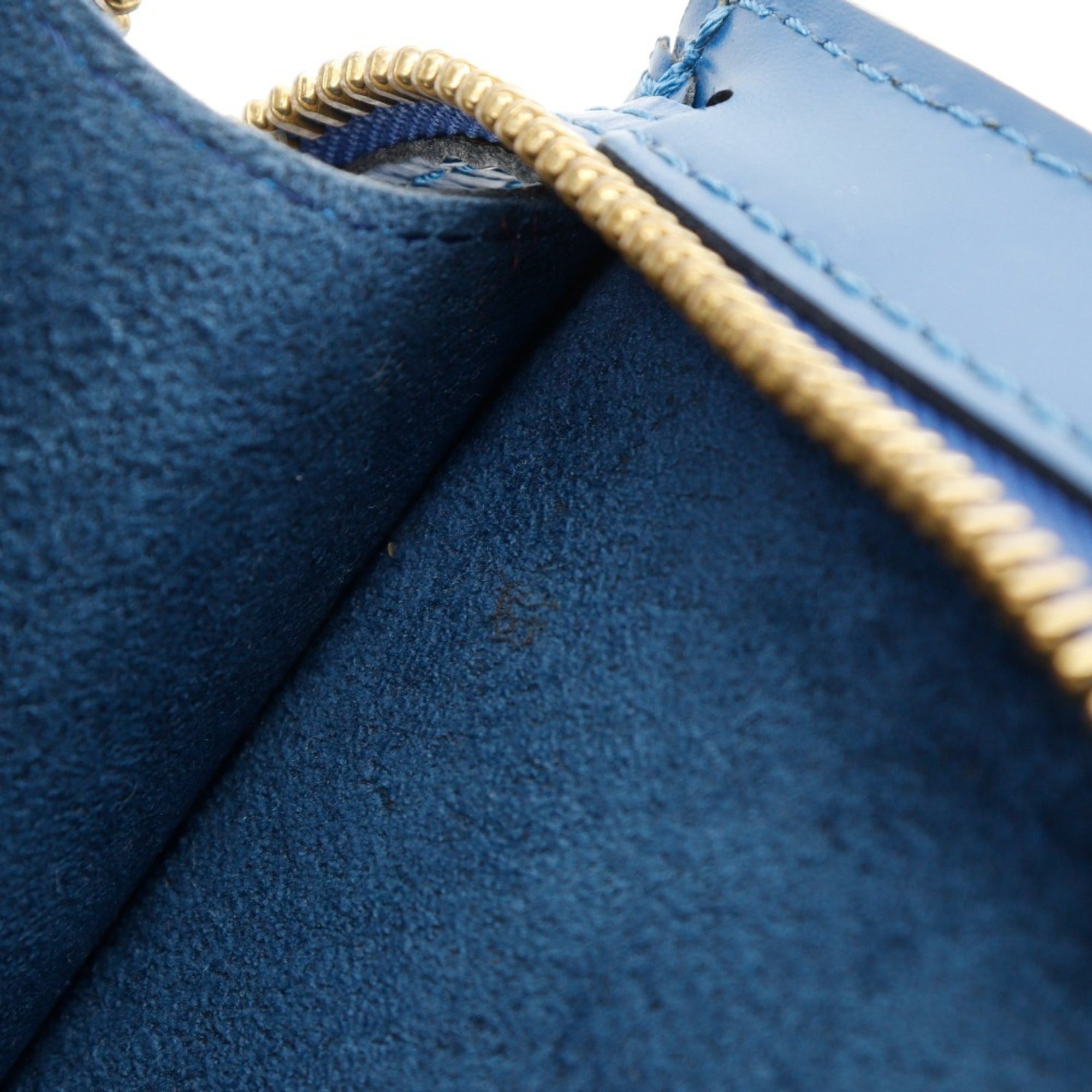 Louis Vuitton Epi Blue Toledo Blue Epi Leather Handbag (Pre-Owned)