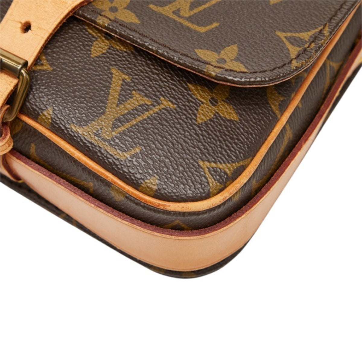 Louis Vuitton Brown Pvc Leather Shoulder Bag (Pre-Owned)