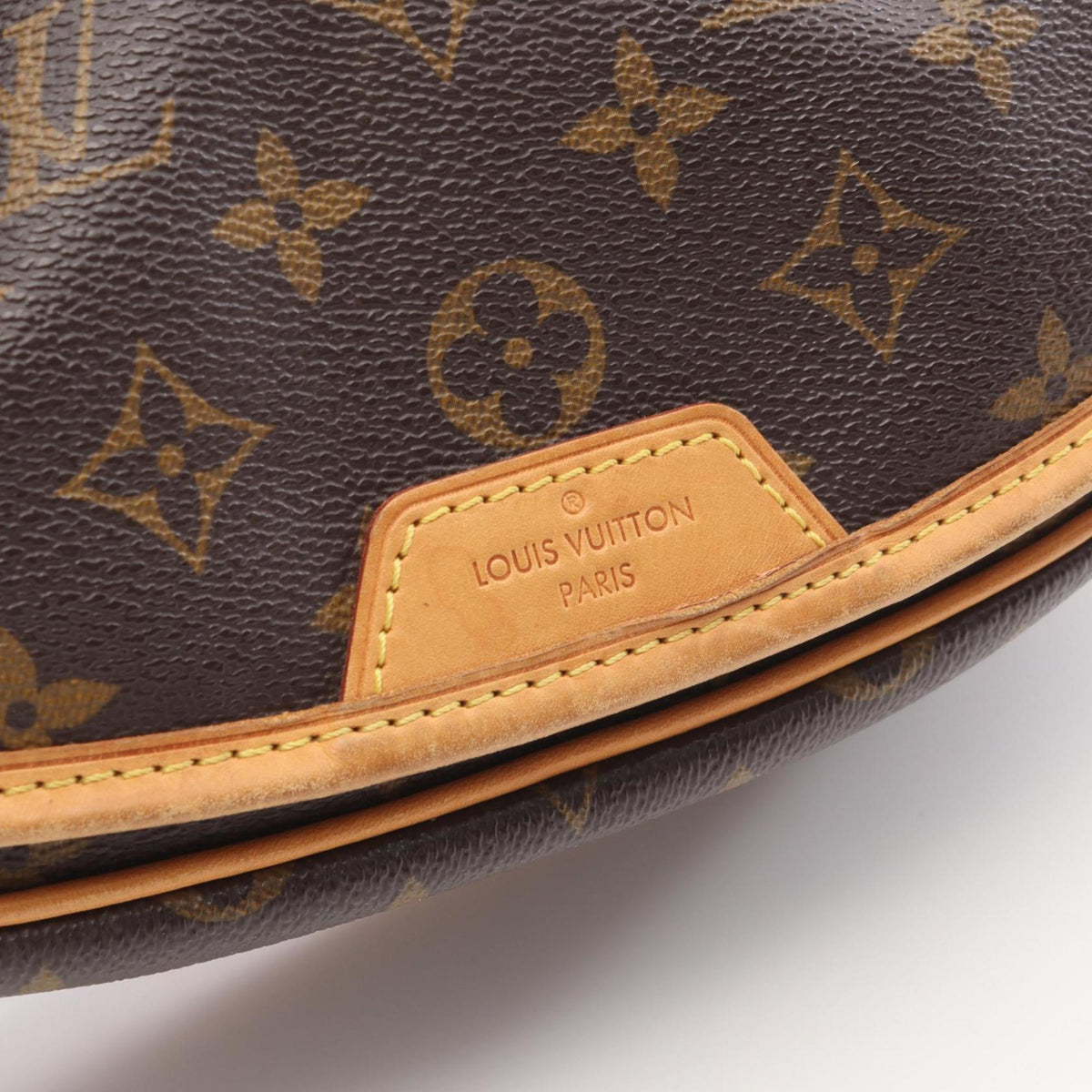 Louis Vuitton Brown Coated Canvas Pvc Monogram Leather Shoulder Bag (Pre-Owned)