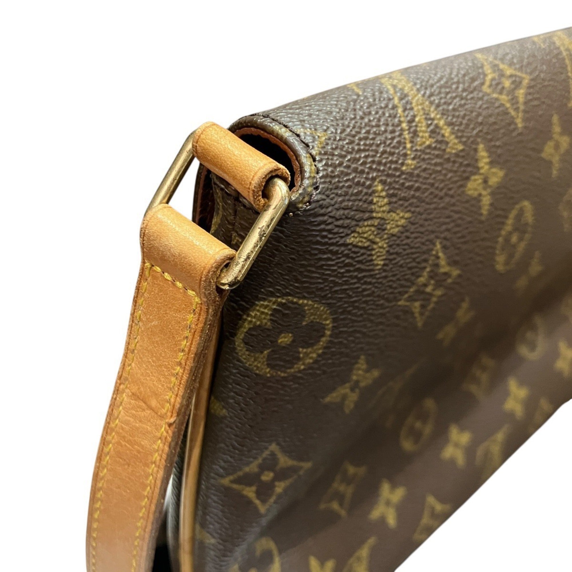 Louis Vuitton Brown Galle Monogram Monogram Shoulder Bag (Pre-Owned)