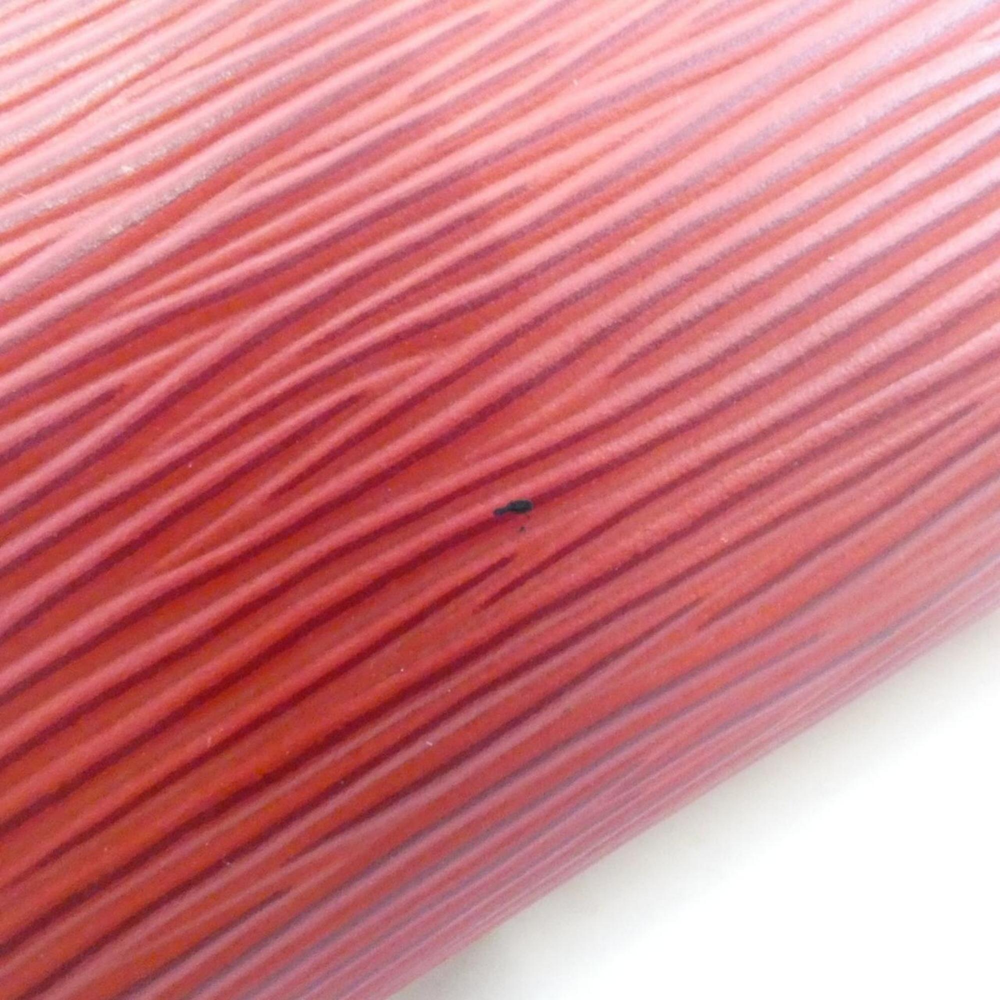 Louis Vuitton Red Color Leather Pochette Pouch (Pre-Owned)