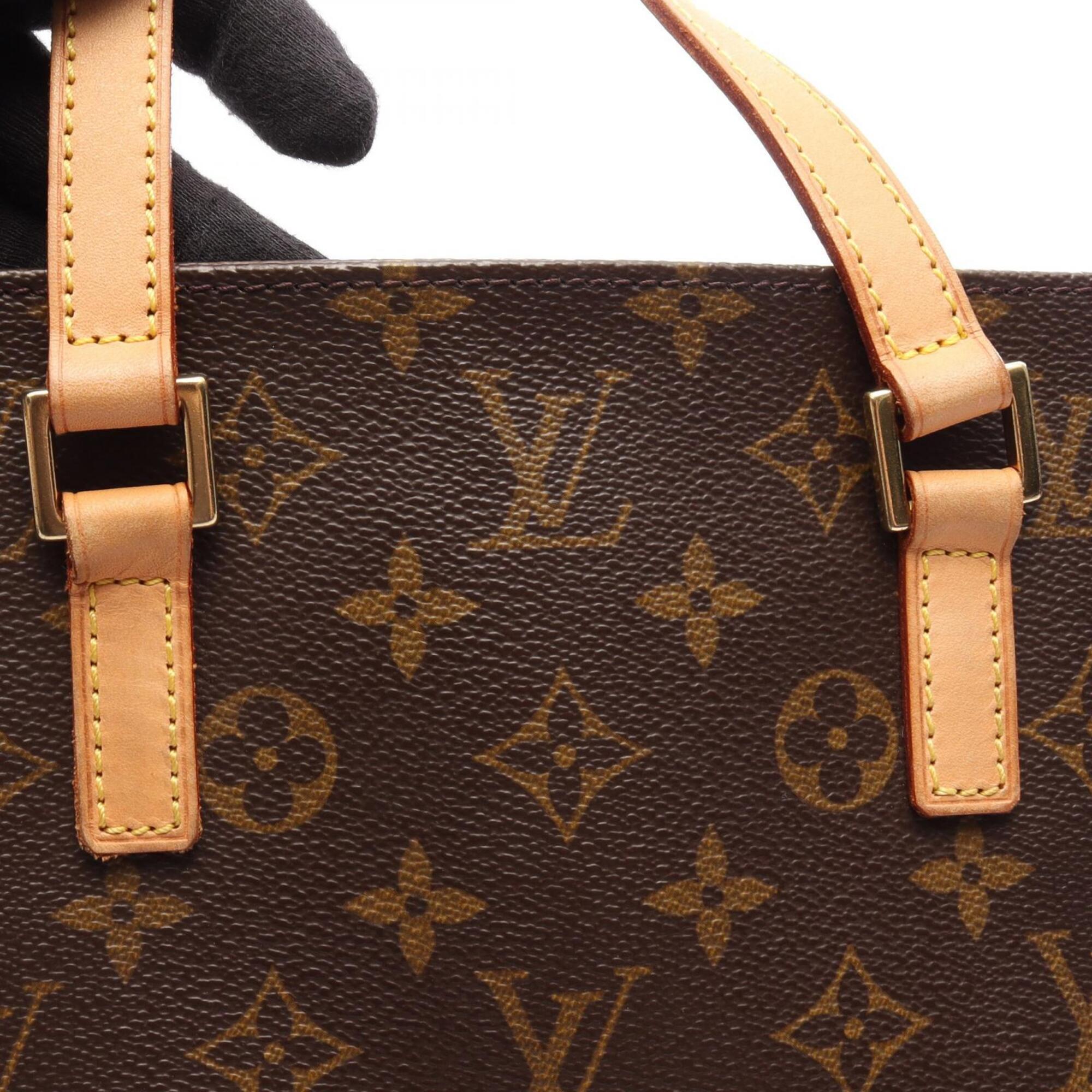 Louis Vuitton Brown Coated Canvas Pvc Monogram Leather Handbag (Pre-Owned)