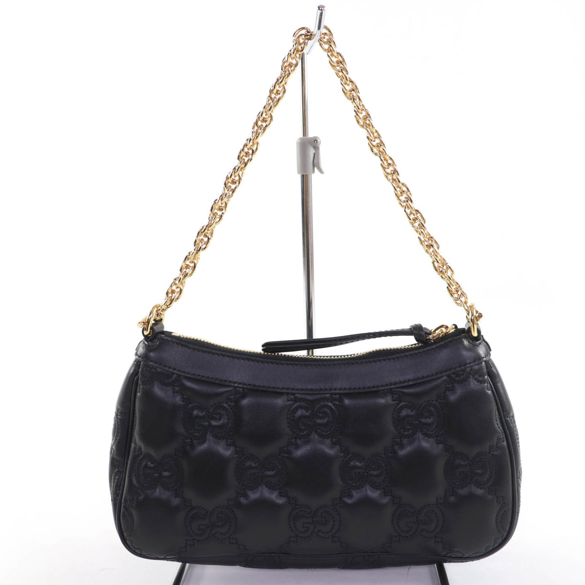 Gucci Black Leather Handbag Shoulder Bag (Pre-Owned)