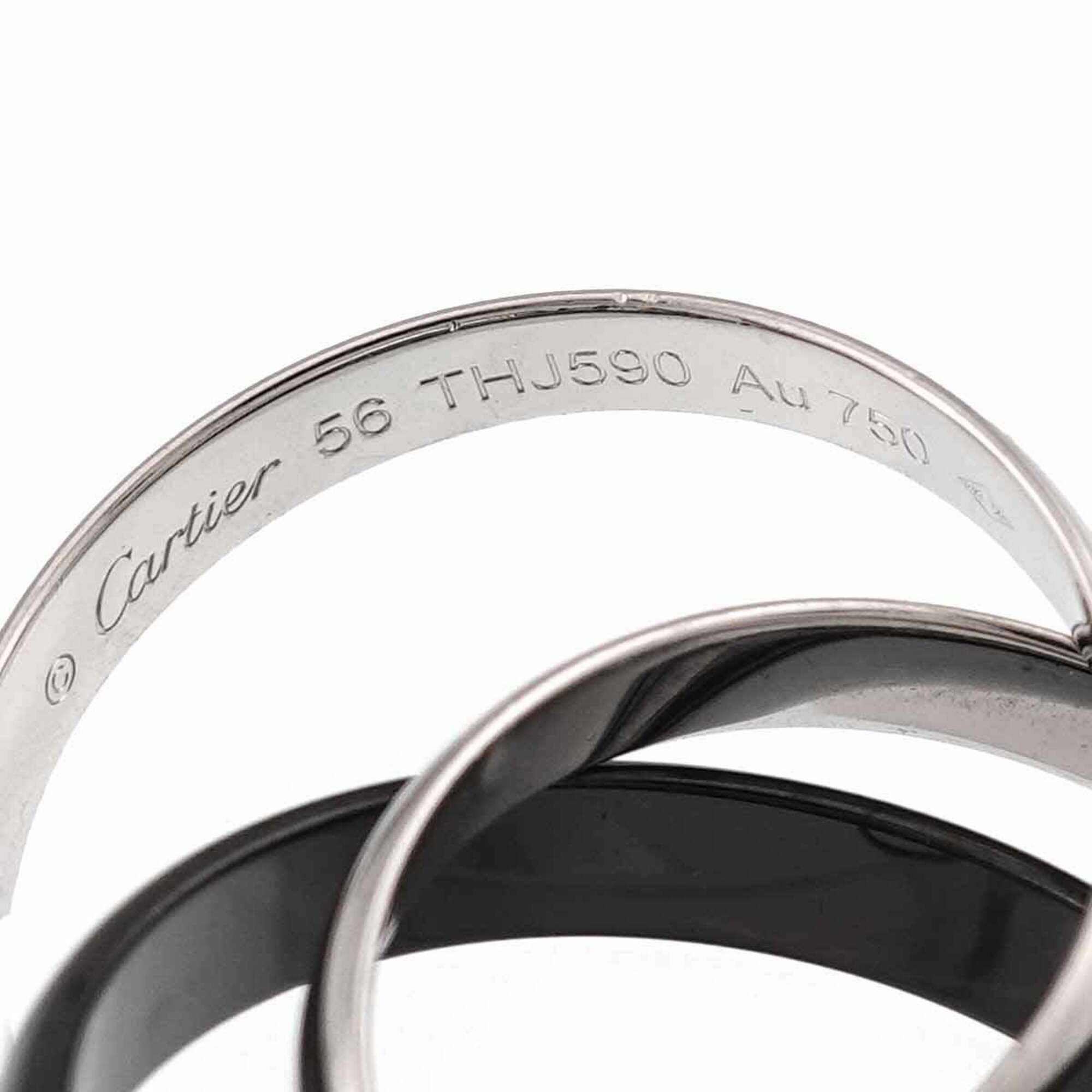 Cartier White Gold (18K) Ceramic Band Ring (Pre-Owned)