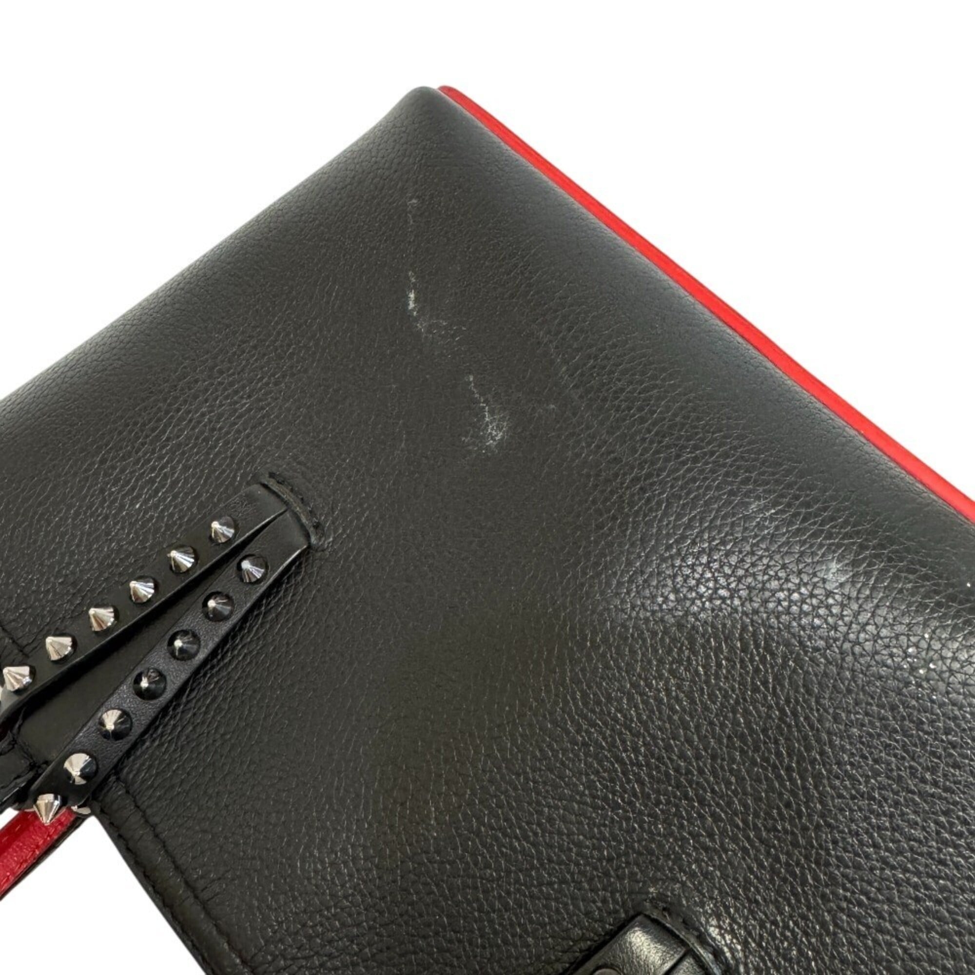 Christian Louboutin Black Leather Handbag (Pre-Owned)