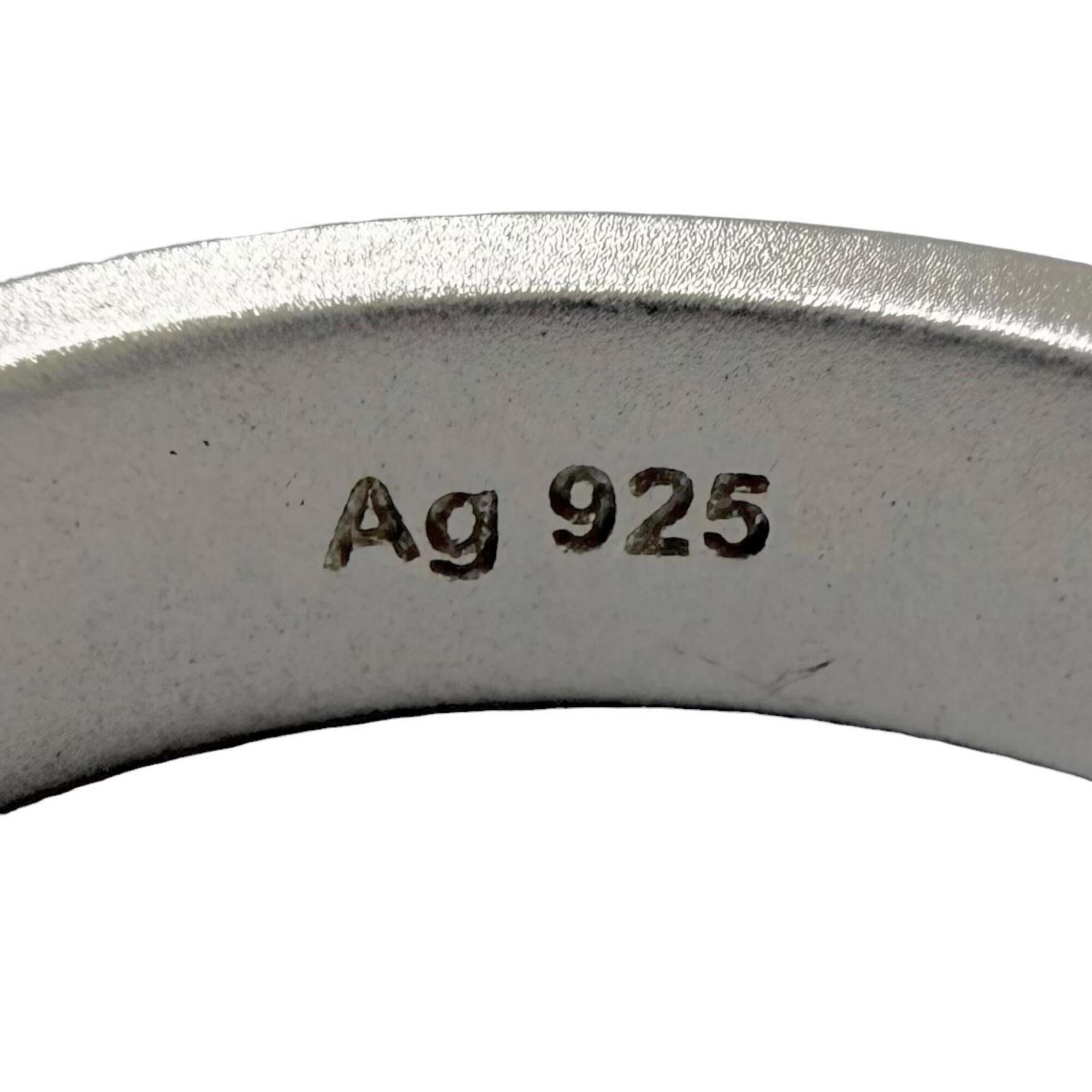 Dior Homme Silver Silver 925 Band Ring (Pre-Owned)