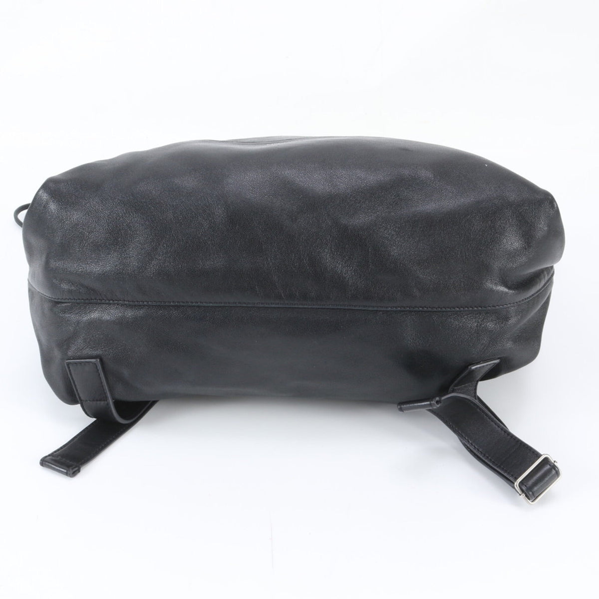 Saint Laurent Black Leather Backpack Tote Bag (Pre-Owned)