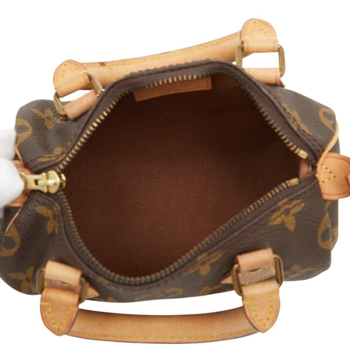 Louis Vuitton Brown Pvc Leather Handbag Shoulder Bag (Pre-Owned)