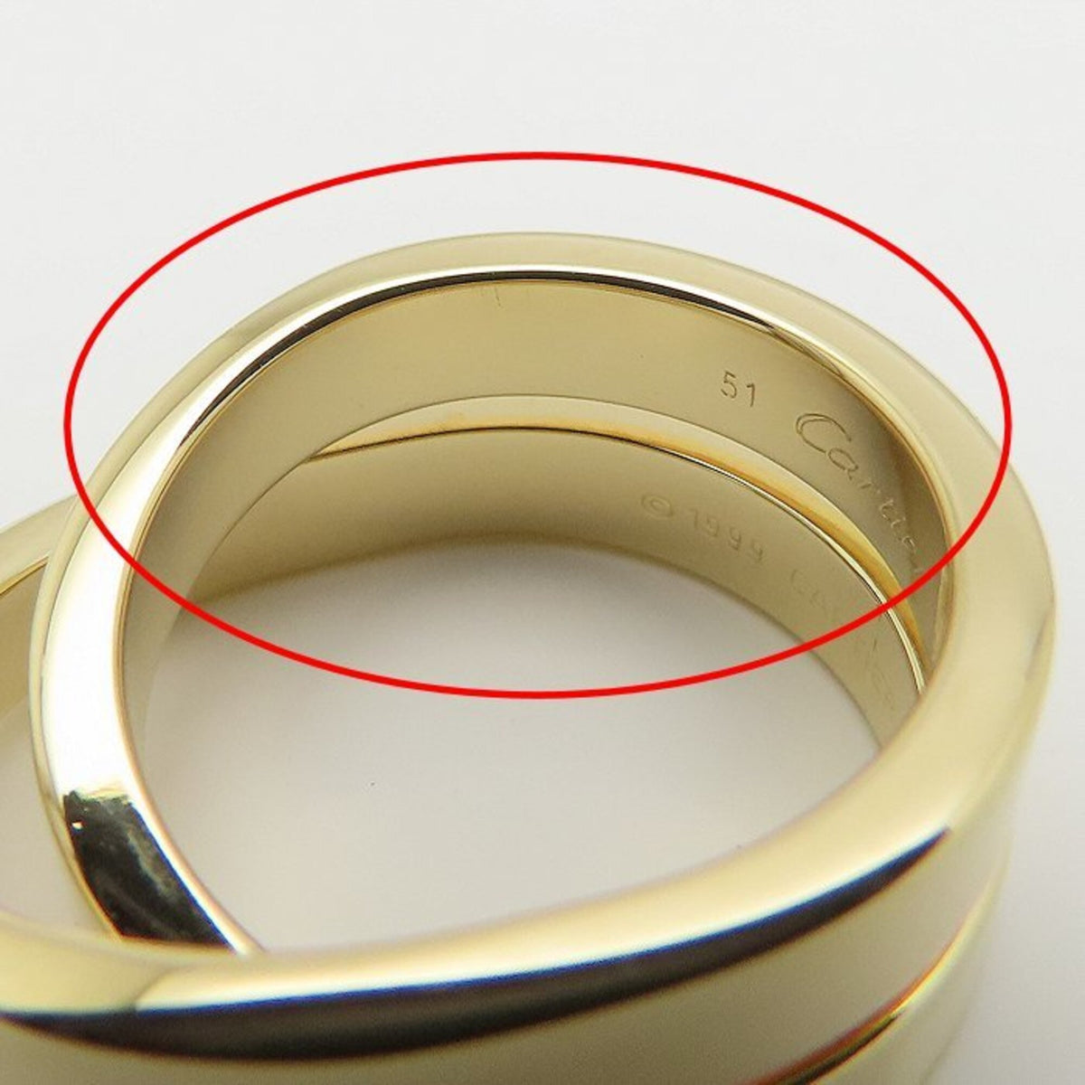 Cartier Yellow Gold (18K) Band Ring (Pre-Owned)