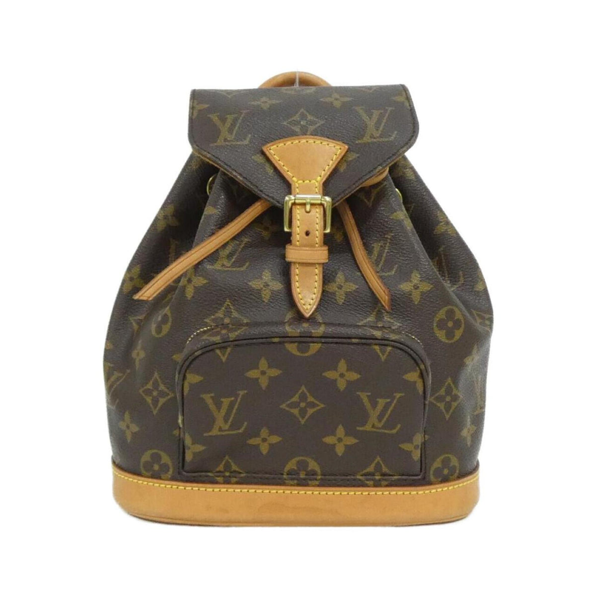 Louis Vuitton Marron Coated Canvas Backpack (Pre-Owned)