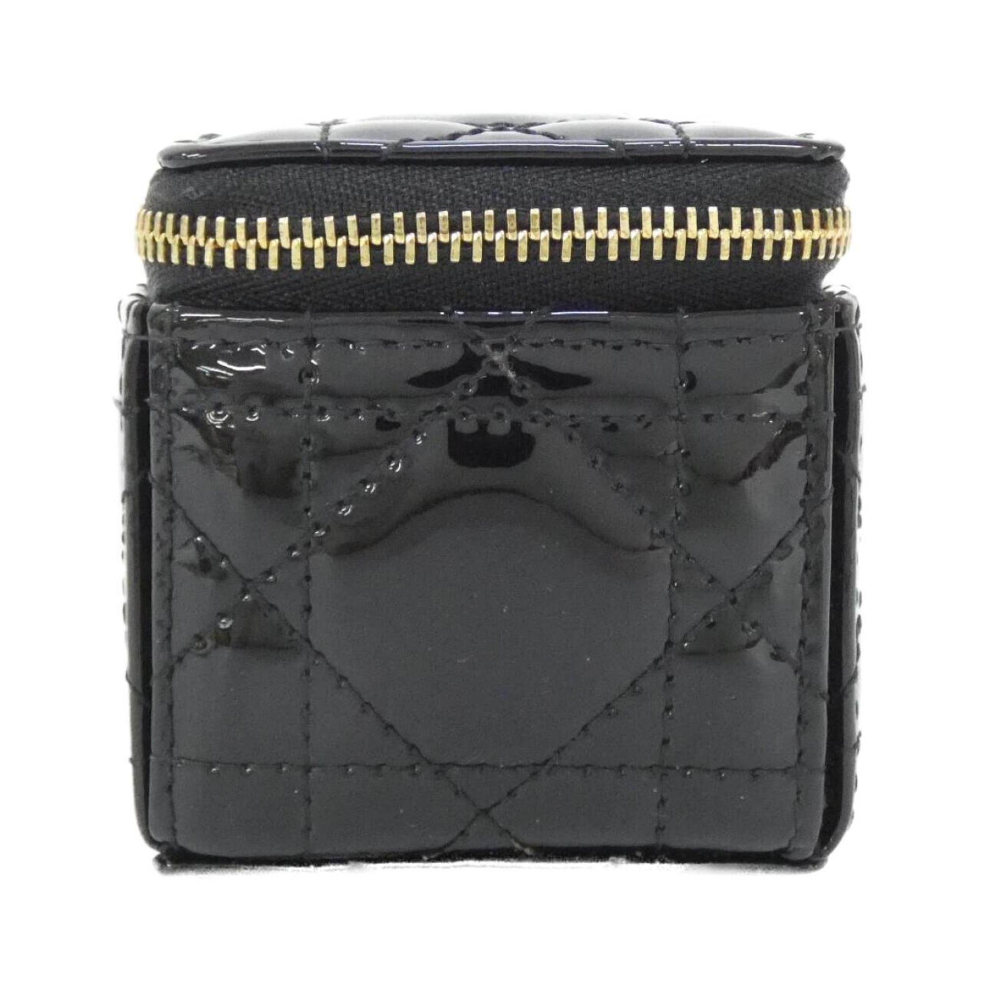 Christian Dior Black Leather Handbag Pouch (Pre-Owned)