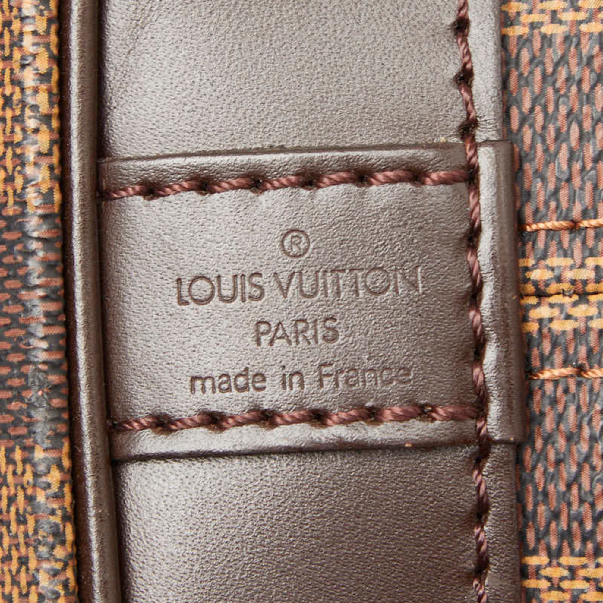 Louis Vuitton Brown Pvc Leather Boston Bag Shoulder Bag (Pre-Owned)