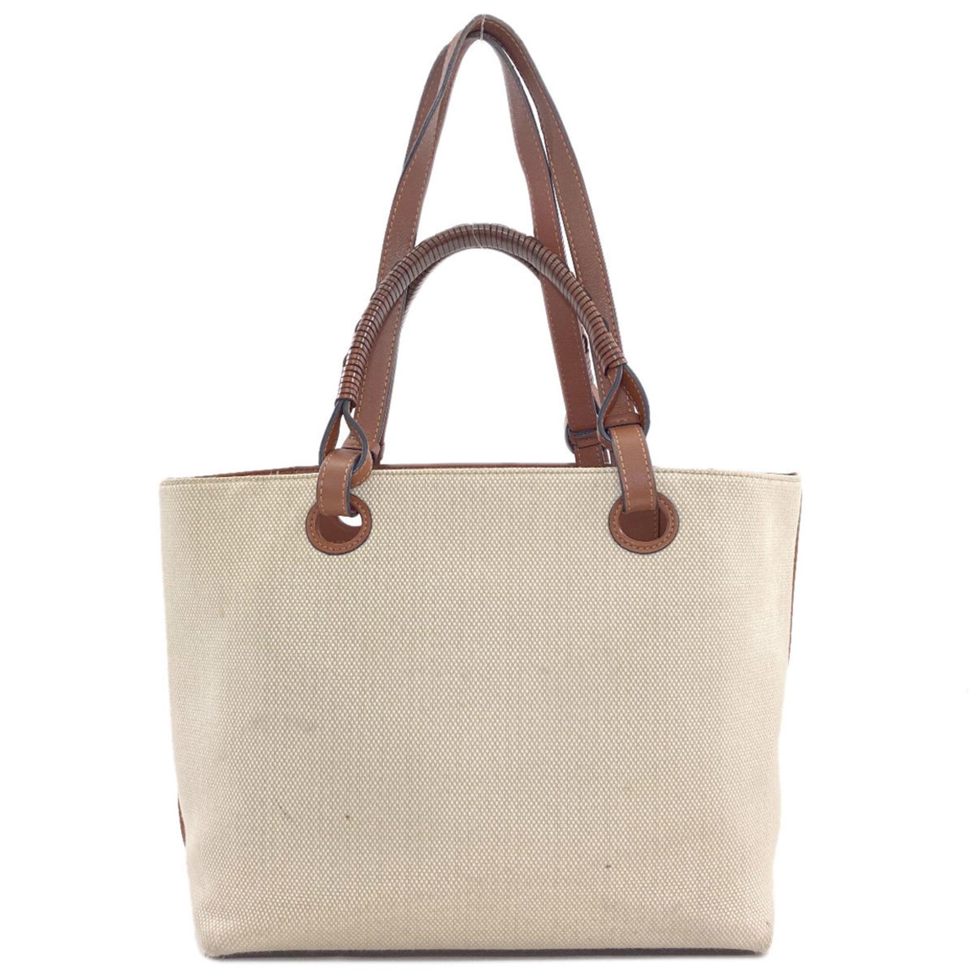 Loewe Beige Canvas Tote Bag (Pre-Owned)