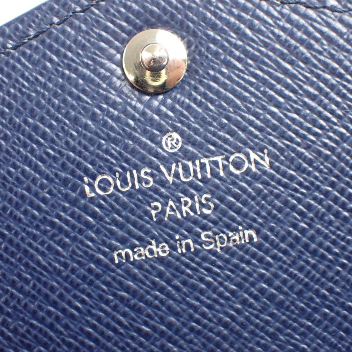 Louis Vuitton Blue Epi Leather Long Wallet (Bi-Fold) (Pre-Owned)