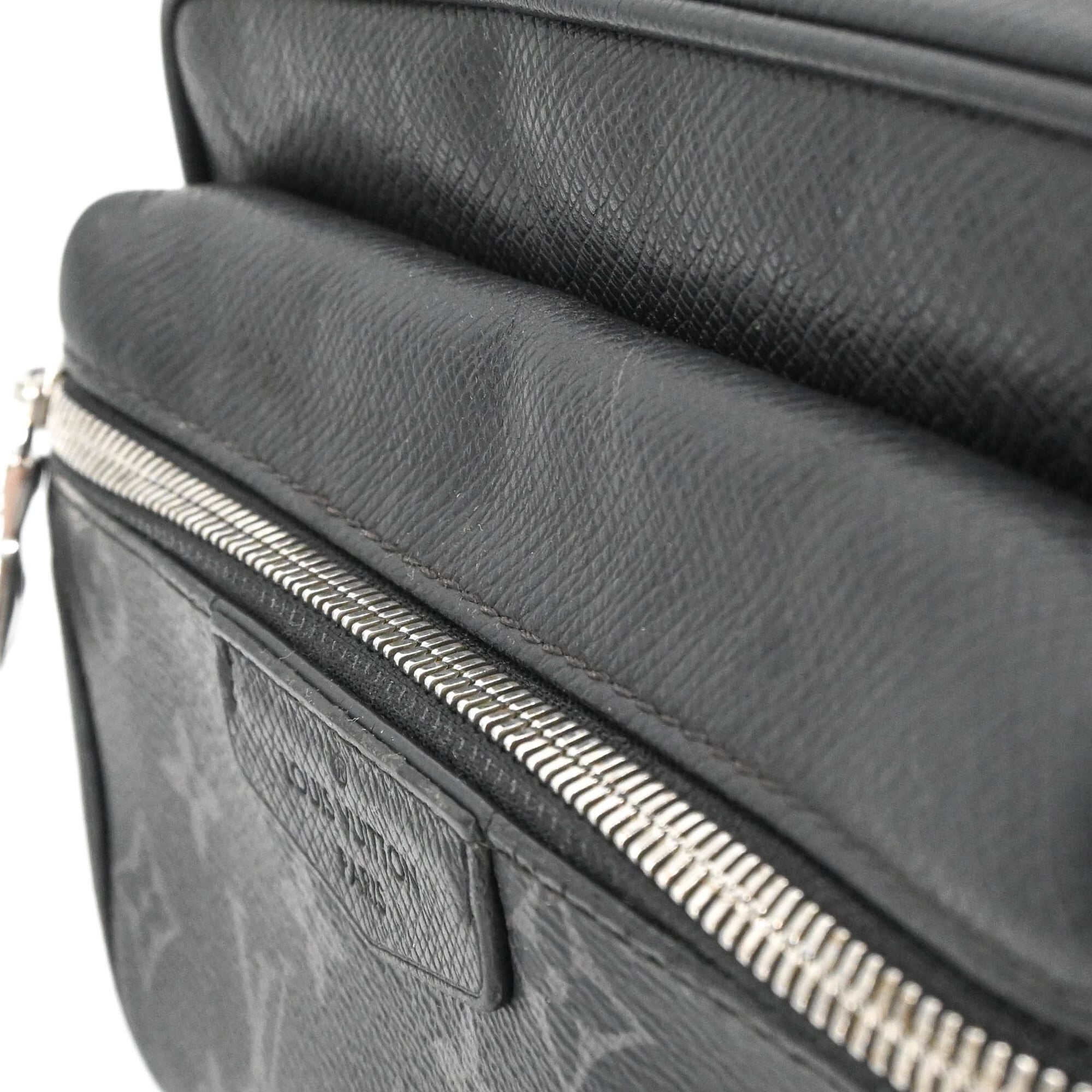 Louis Vuitton Black Noir Taigarama Sling Bag (Pre-Owned)