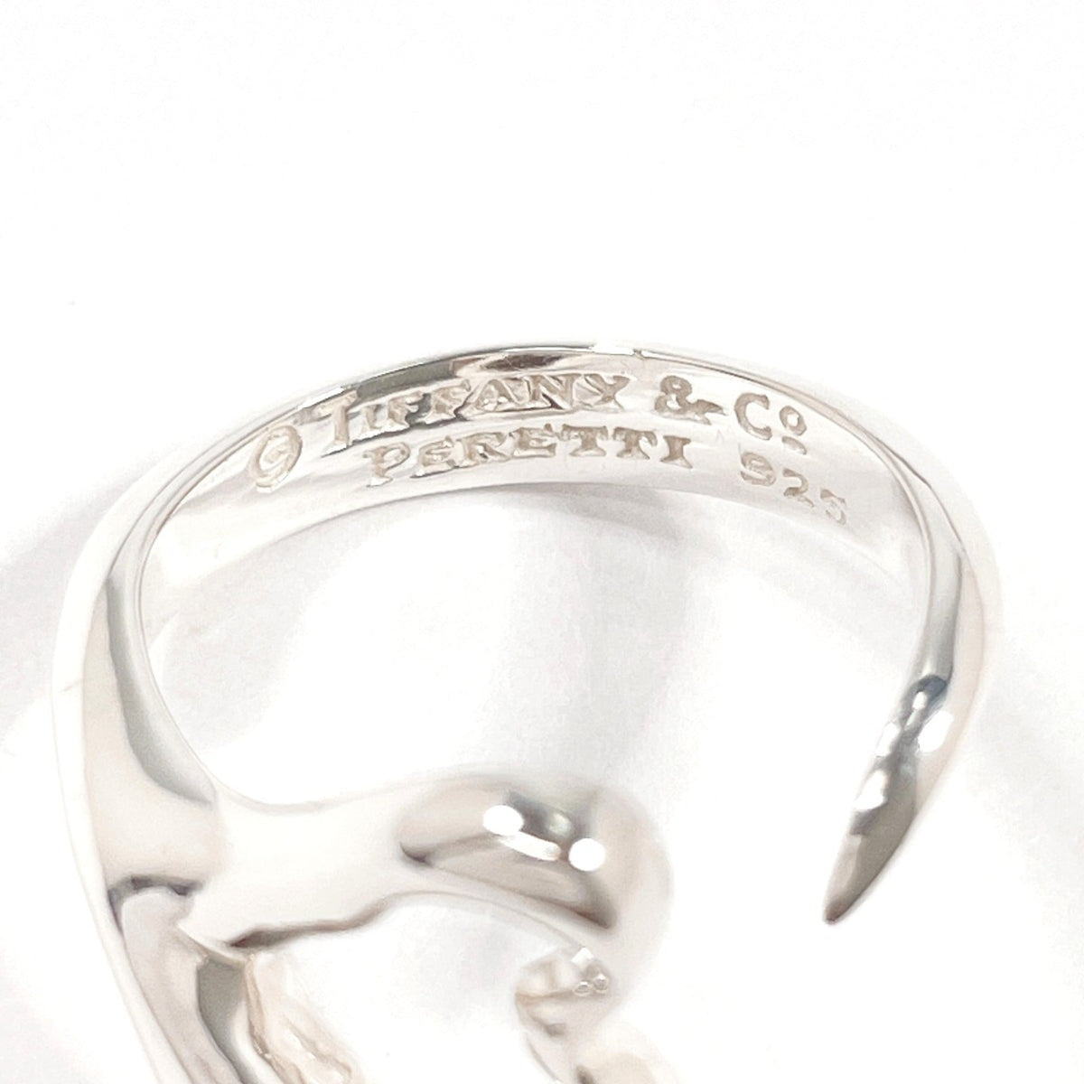 Tiffany Silver Silver 925 Band Ring (Pre-Owned)