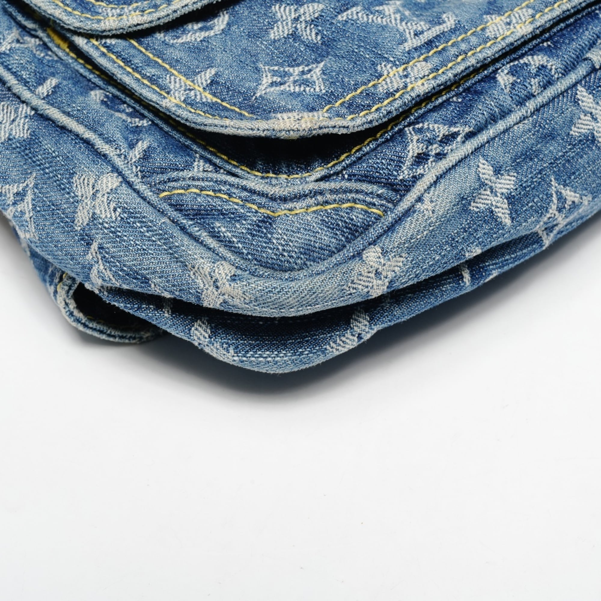 Louis Vuitton Monogram Denim Blue Denim Fanny Pack (Pre-Owned)