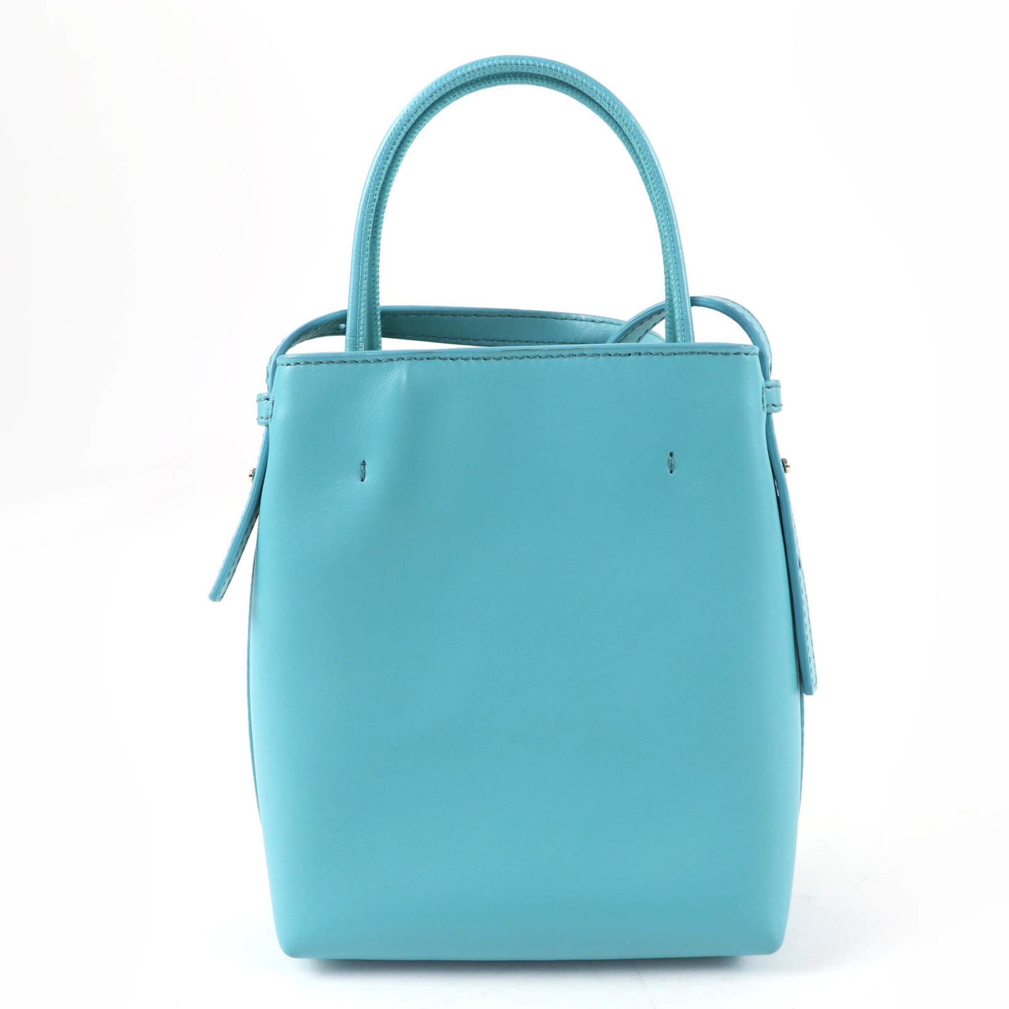 Chloé Blue Leather Shoulder Bag (Pre-Owned)