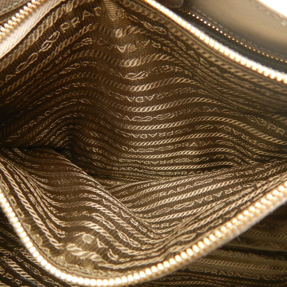 Prada Gold Saffiano Tote Bag (Pre-Owned)