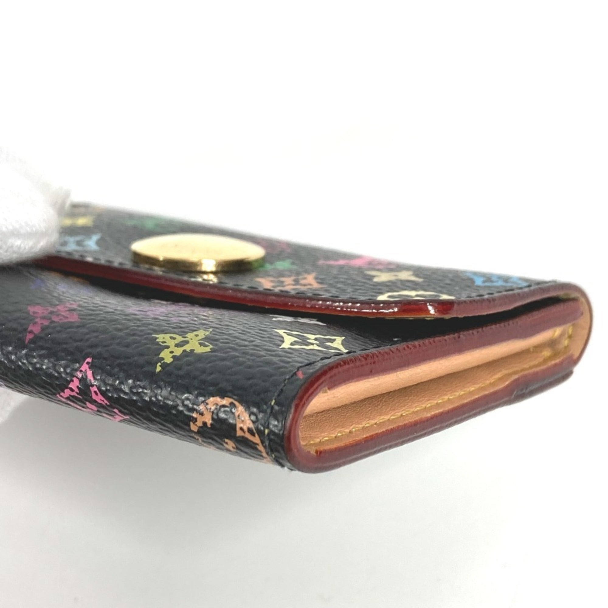 Louis Vuitton Black Noir Monogram Multicolore Coin Purse/Coin Case (Pre-Owned)