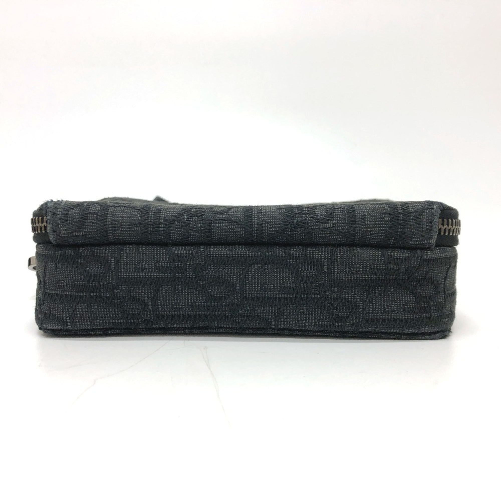 Christian Dior Navy Cloth Shoulder Bag (Pre-Owned)