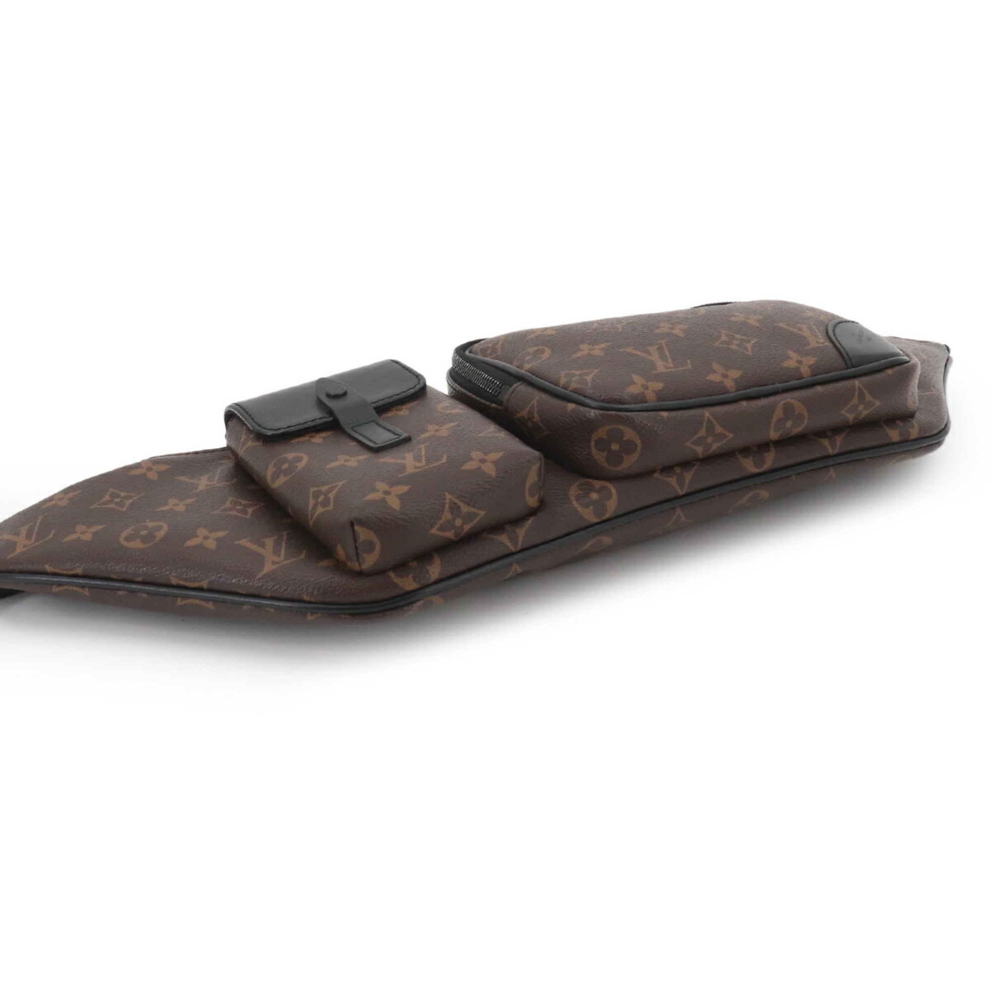Louis Vuitton Monogram Macassar Fanny Pack Handbag Pouch Sling Bag (Pre-Owned)