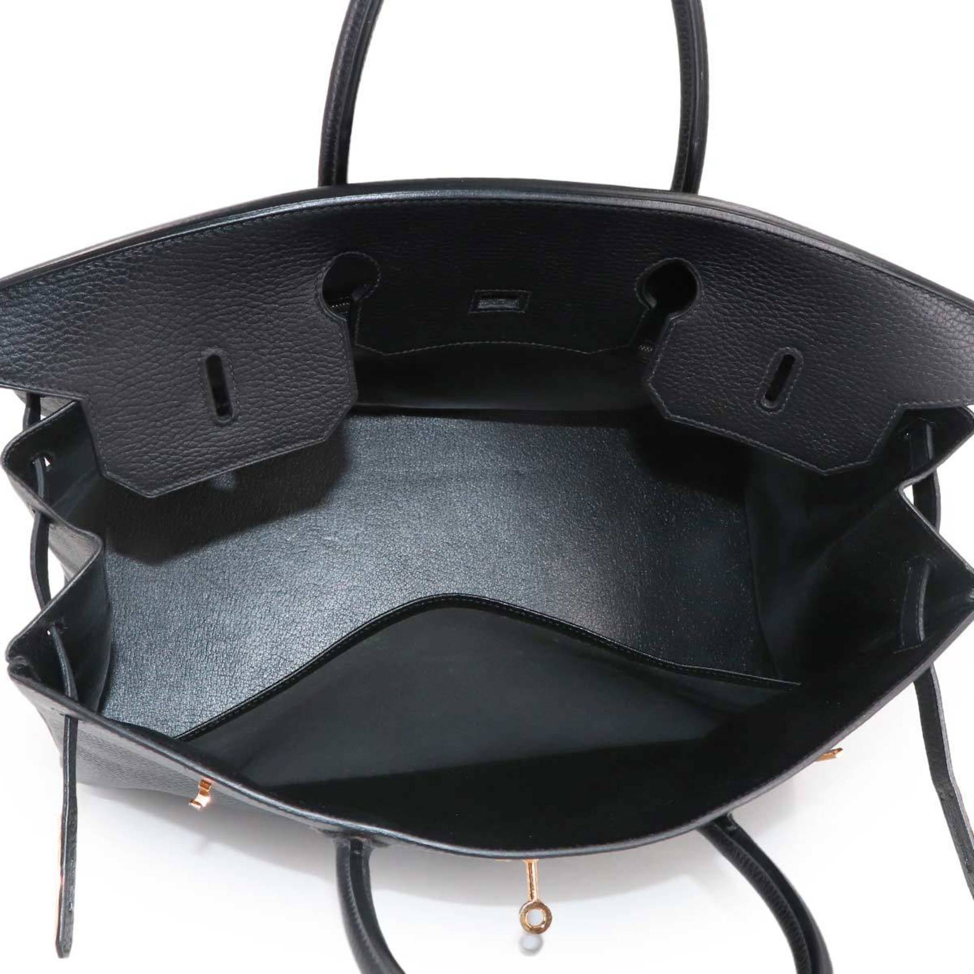 Hermes Black Ardennes Leather Handbag (Pre-Owned)