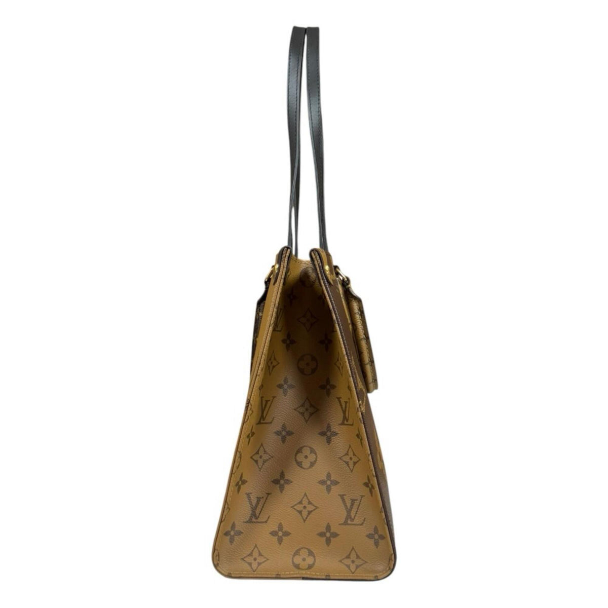 Louis Vuitton Brown Monogram Reverse Monogram Tote Bag (Pre-Owned)