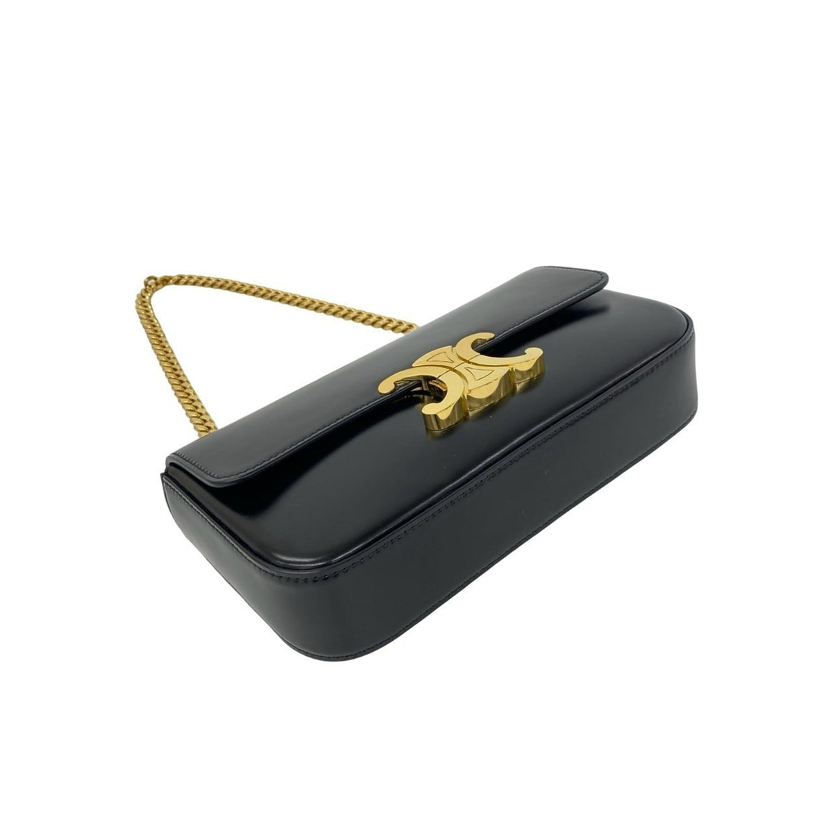 Celine Black Leather Shoulder Bag (Pre-Owned)
