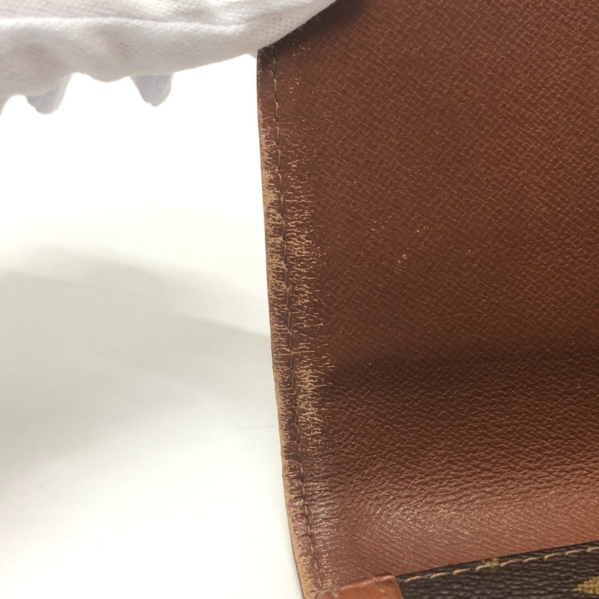 Louis Vuitton Brown Monogram Clutch Bag Pochette Pouch (Pre-Owned)