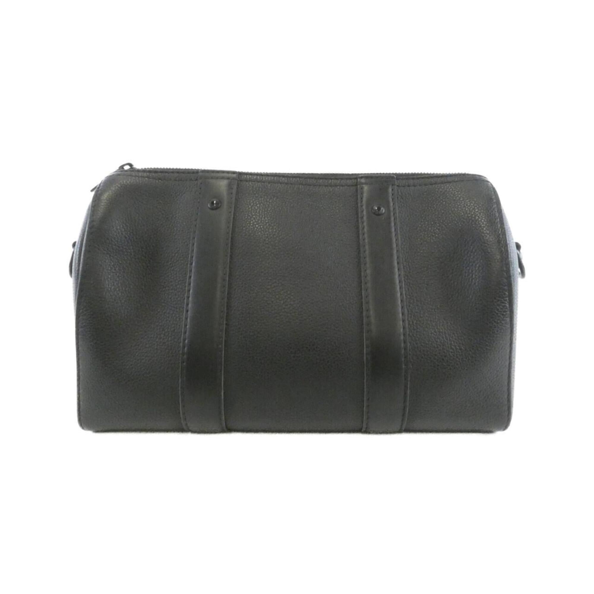 Louis Vuitton Black Leather Shoulder Bag (Pre-Owned)