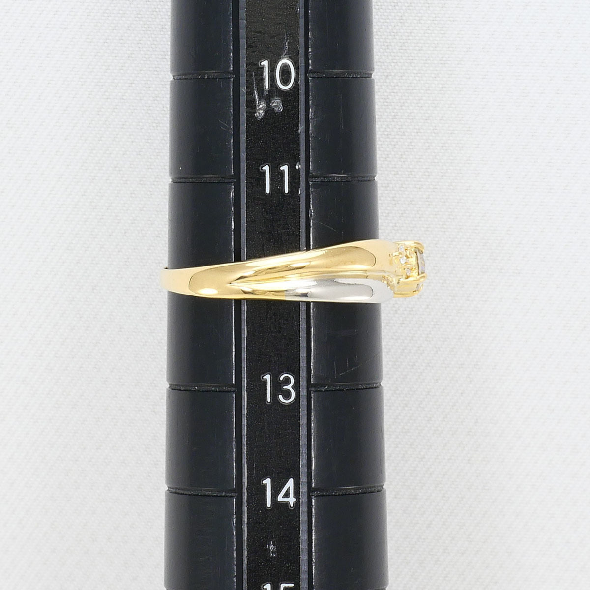 Unbranded Platinum Yellow Gold Yellow Gold (18K) Platinum 900 Band Ring (Pre-Owned)