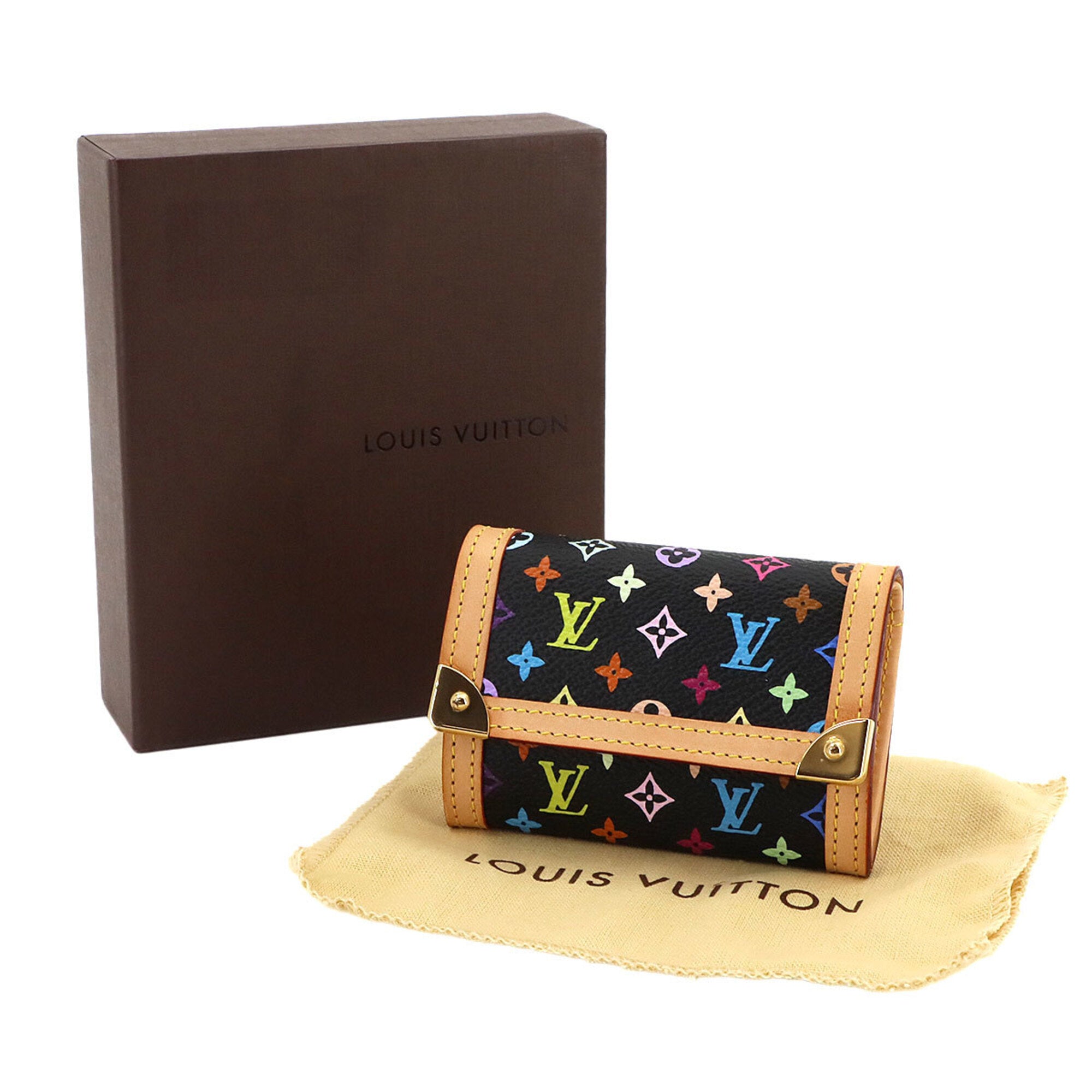 Louis Vuitton Noir Monogram Multicolore Canvas Coin Purse/Coin Case (Pre-Owned)