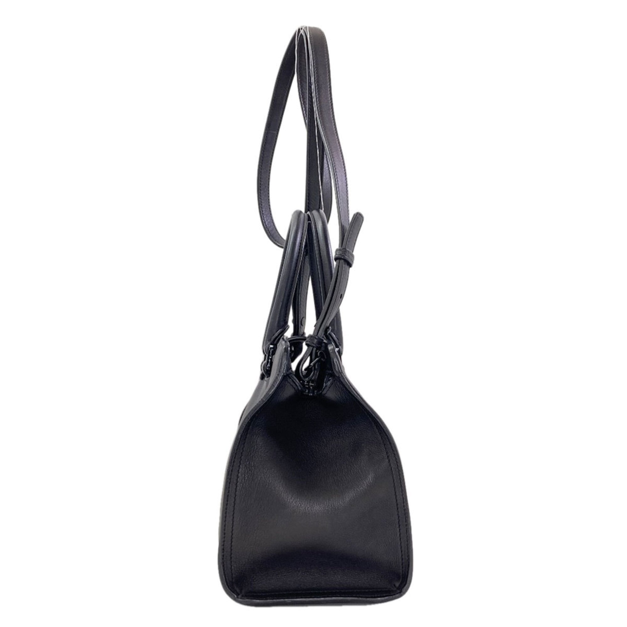 Saint Laurent Black Leather Handbag (Pre-Owned)
