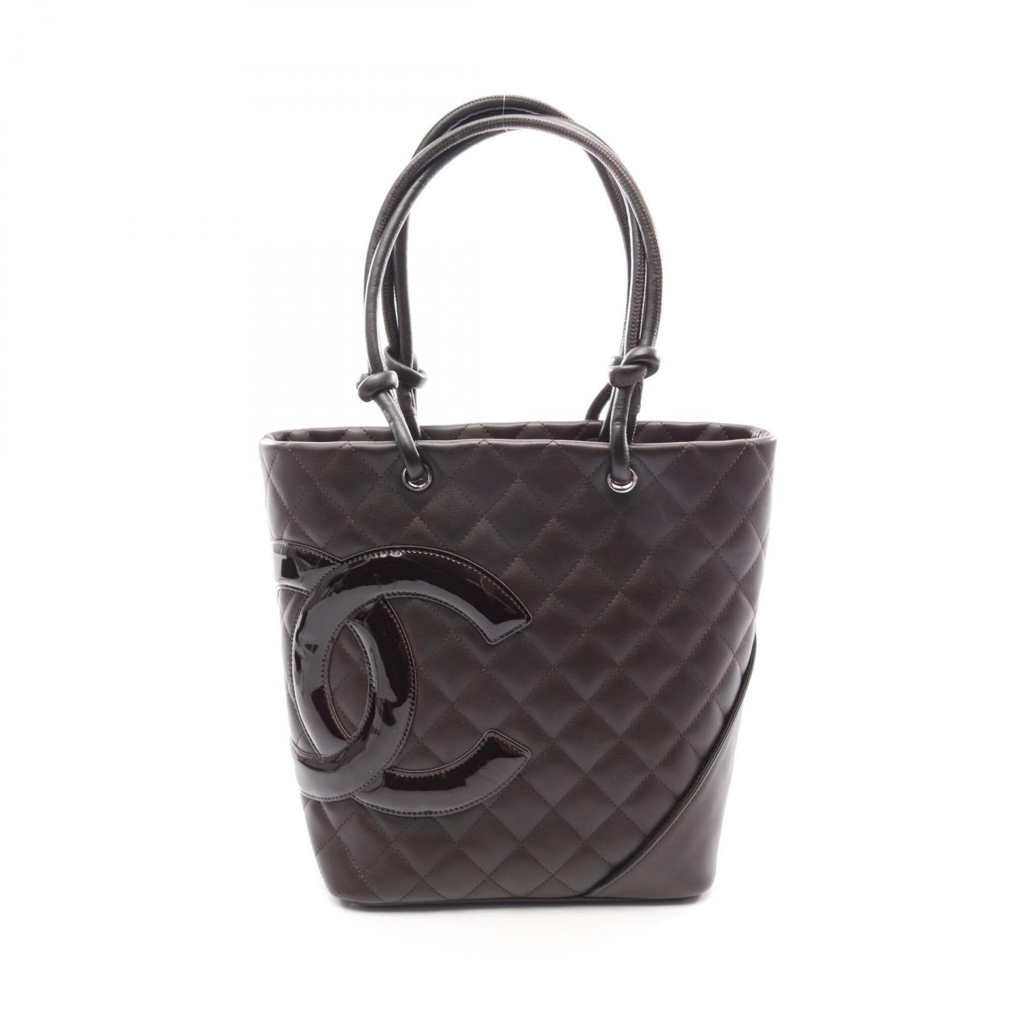 Chanel Brown Cambon Ligne Handbag Tote Bag (Pre-Owned)