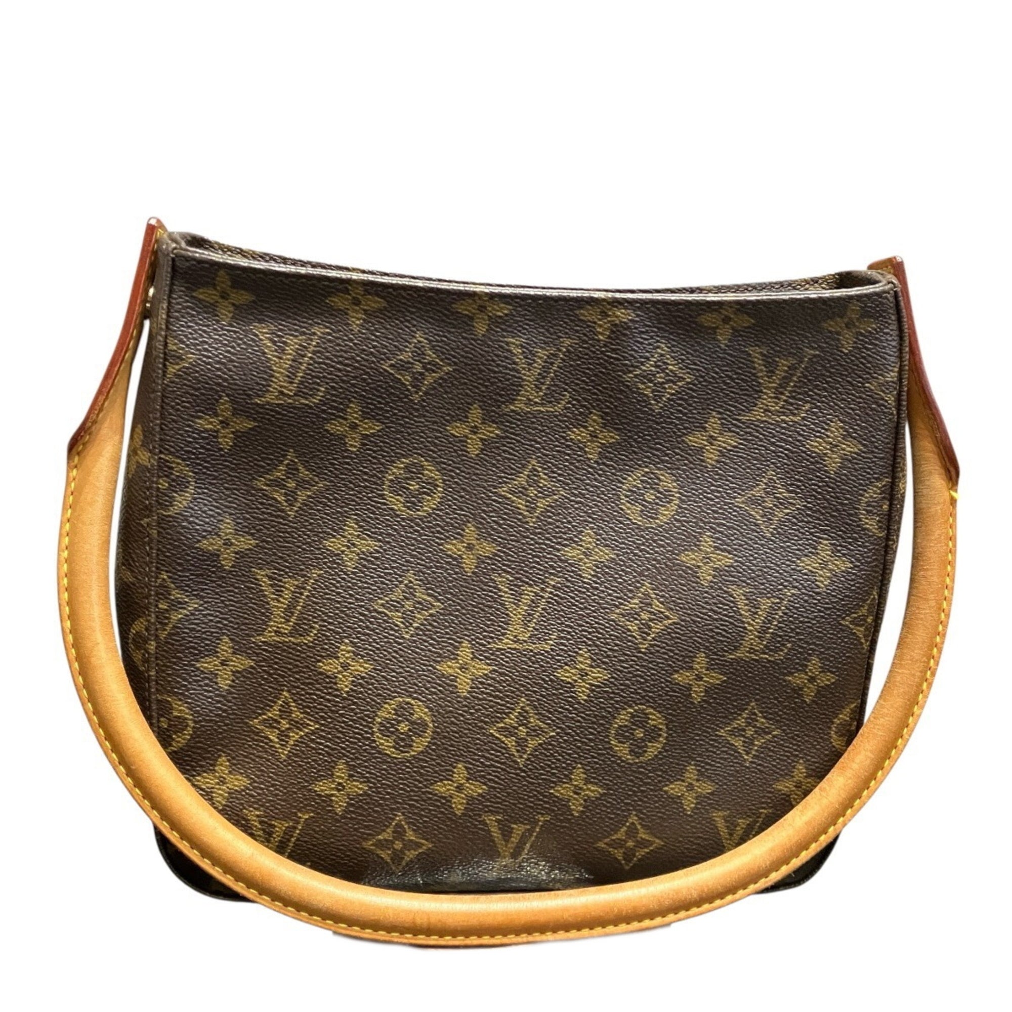 Louis Vuitton Brown Monogram Canvas Pvc Coated Canvas Leather Shoulder Bag (Pre-Owned)