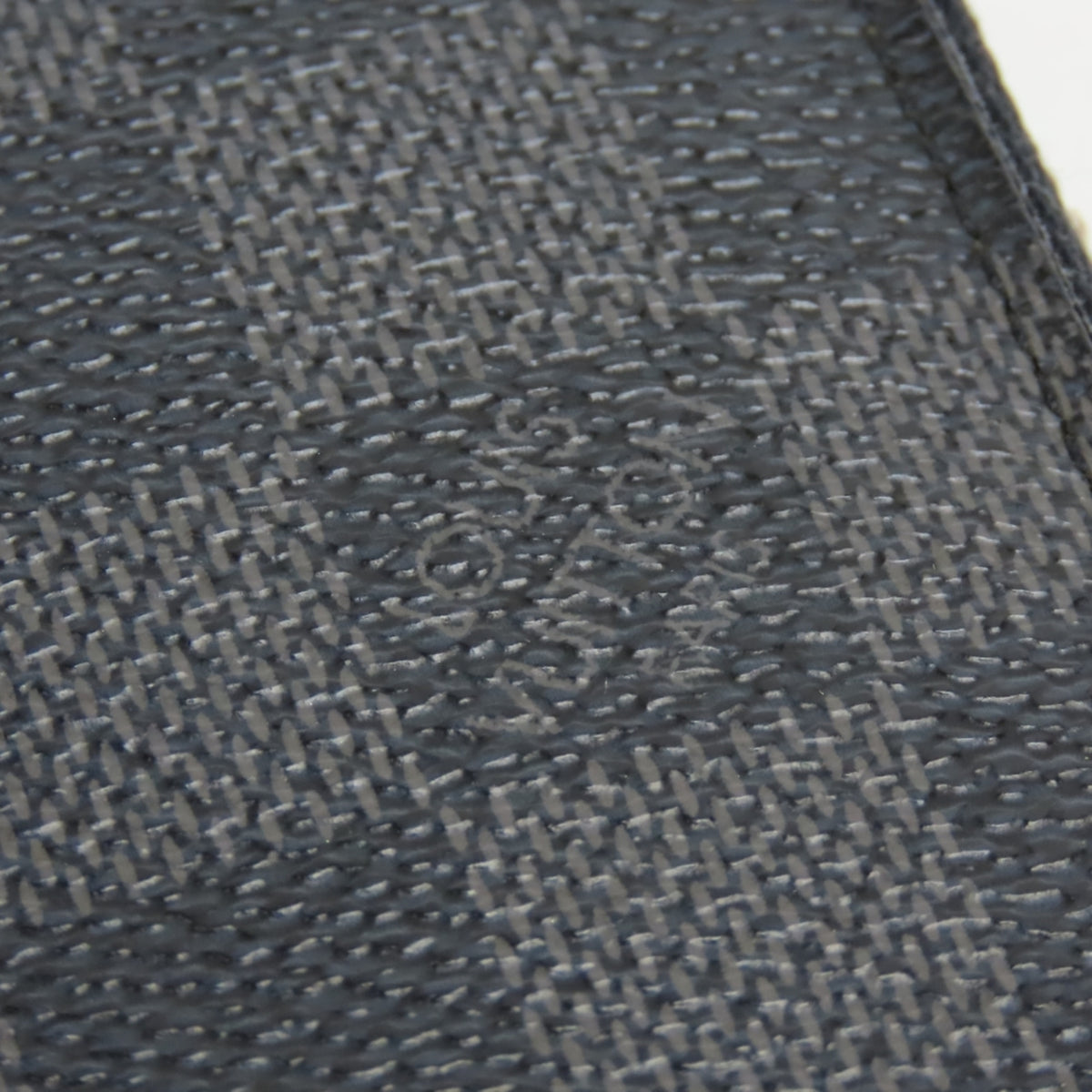 Louis Vuitton Black Gray Damier Graphite Leather Long Wallet (Bi-Fold) (Pre-Owned)