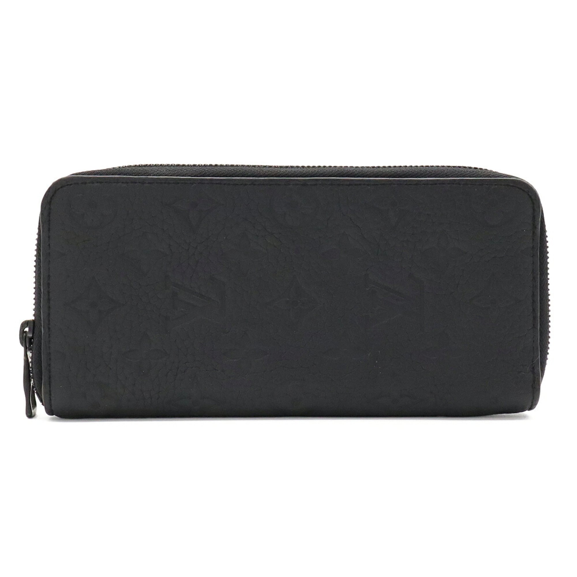 Louis Vuitton Black Noir Leather Coin Purse/Coin Case (Pre-Owned)