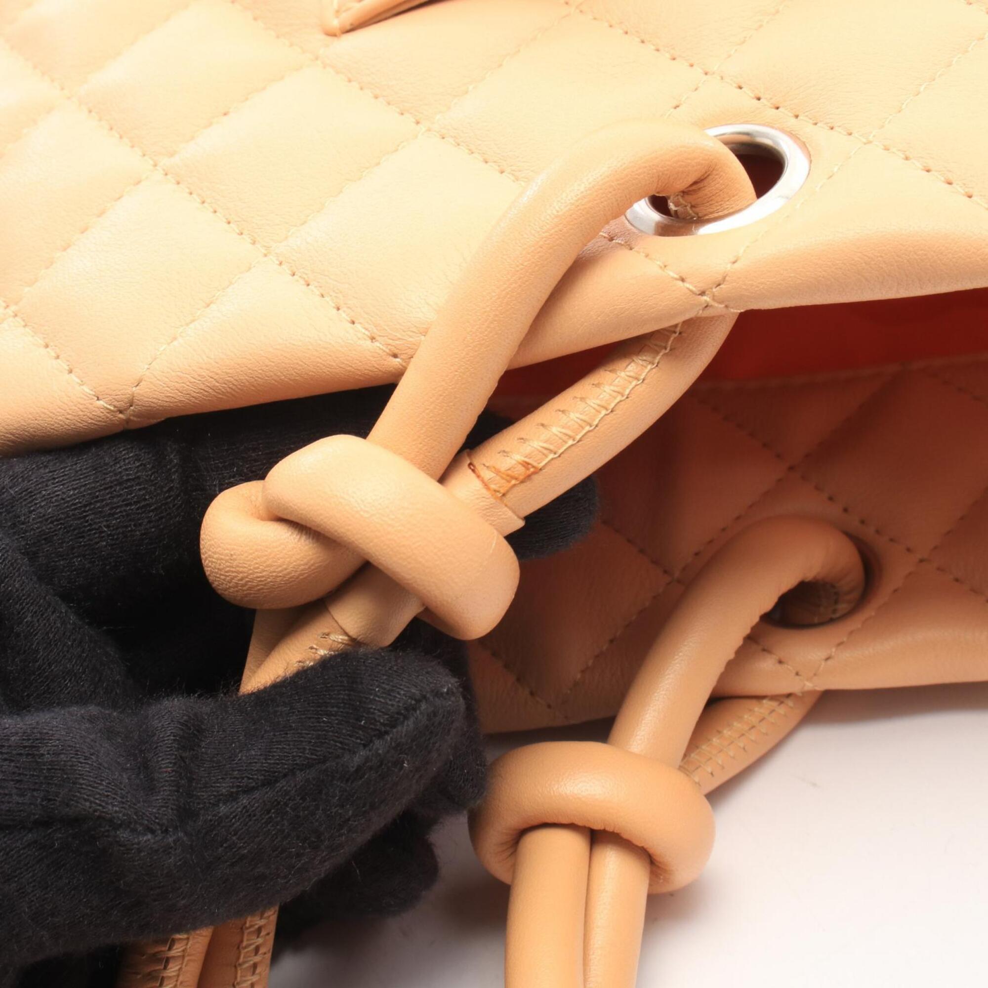 Chanel Beige Cambon Ligne Handbag Tote Bag (Pre-Owned)