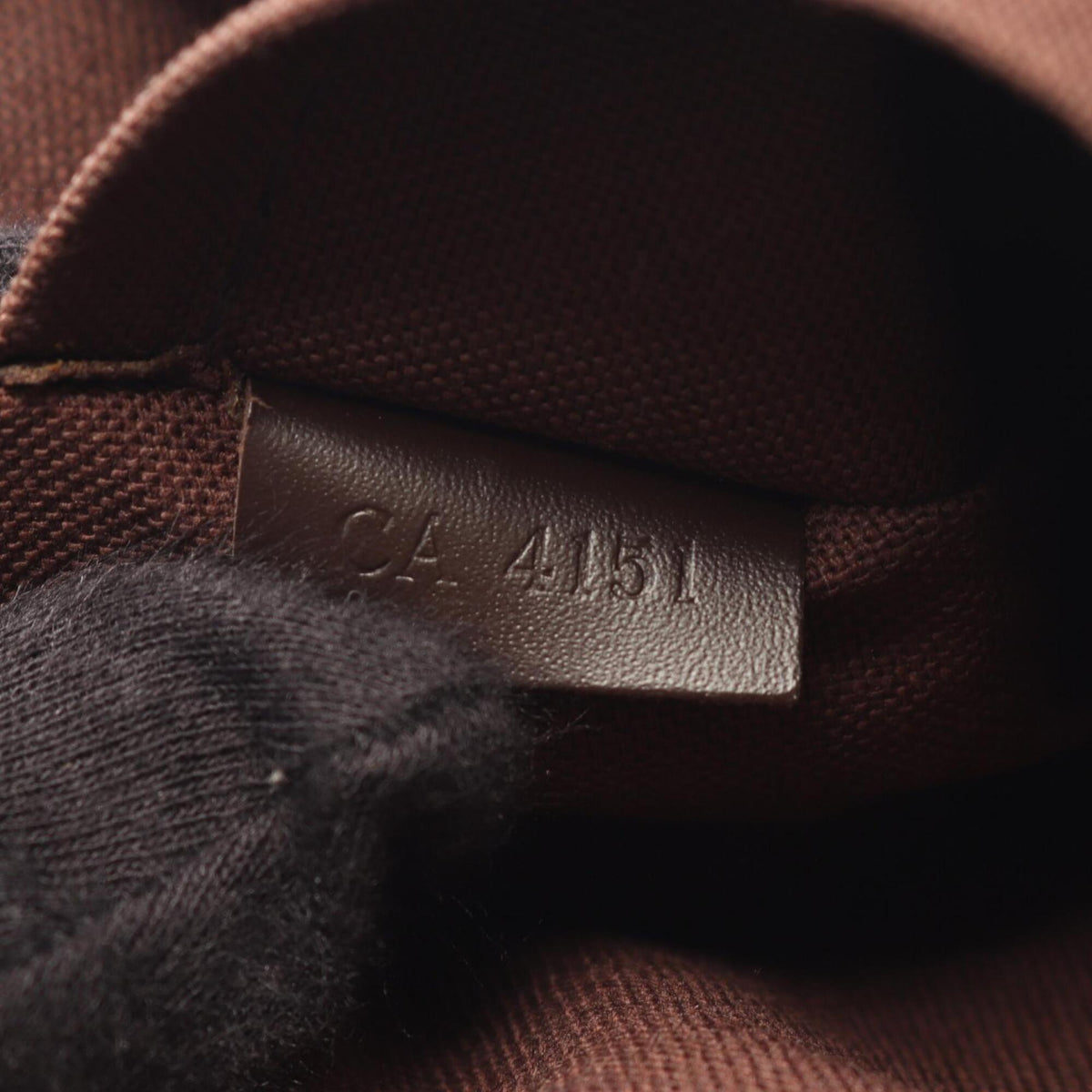 Louis Vuitton Brown Damier Canvas Coated Canvas Damier Canvas Leather Handbag Shoulder Bag (Pre-Owned)