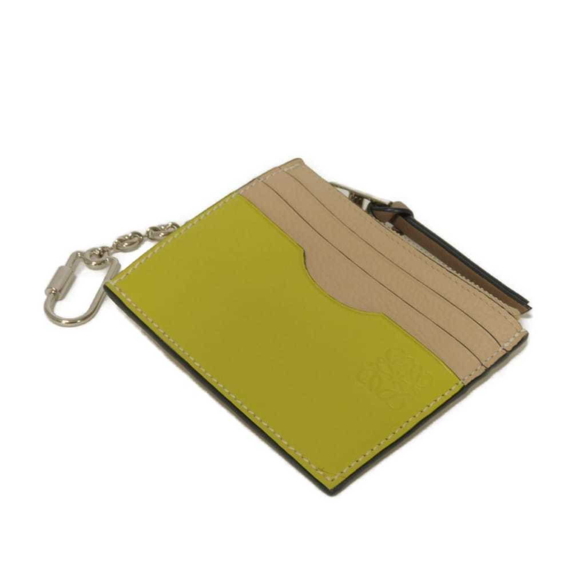 Loewe Nude Beige Leather Coin Purse/Coin Case (Pre-Owned)