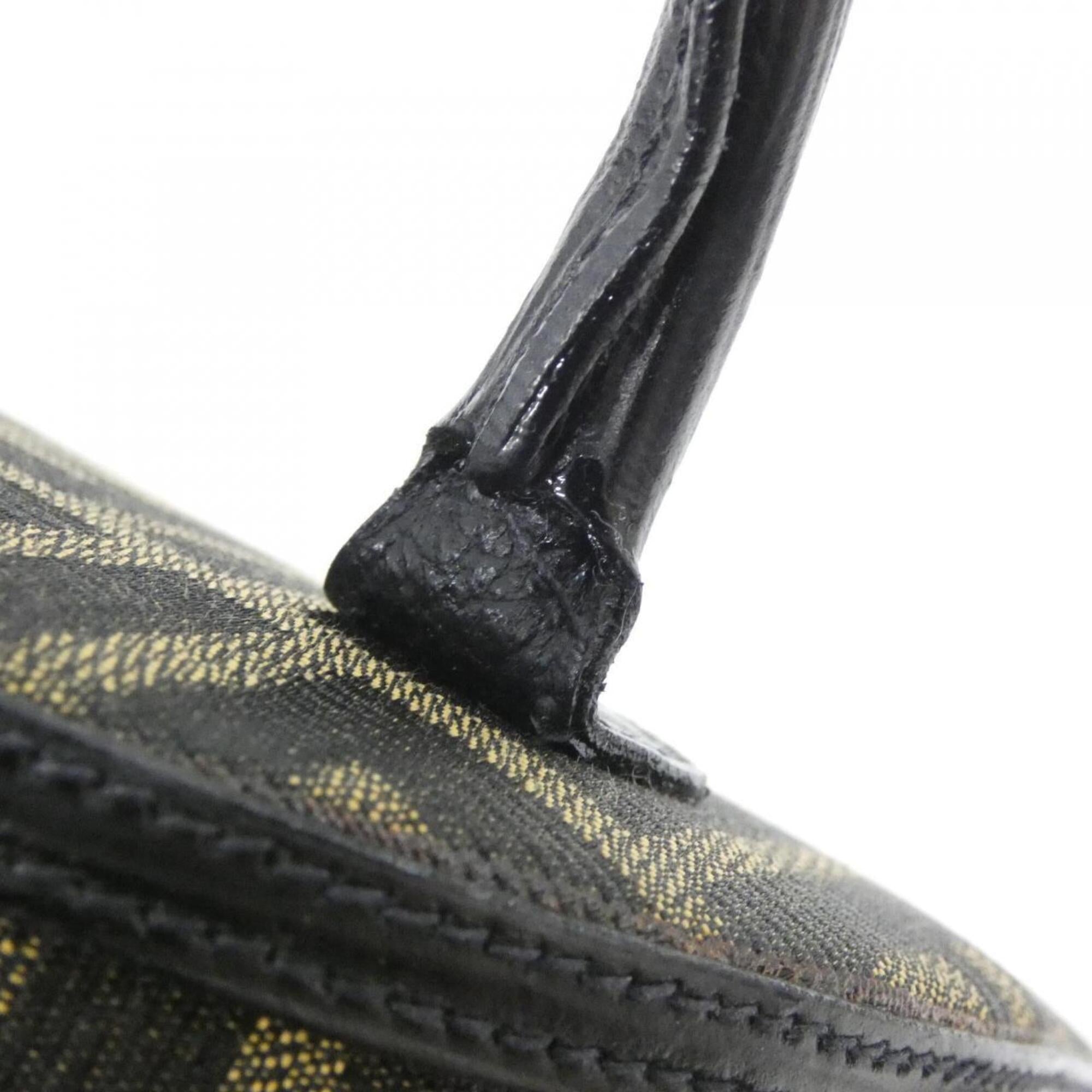 Fendi Brown Canvas Handbag (Pre-Owned)