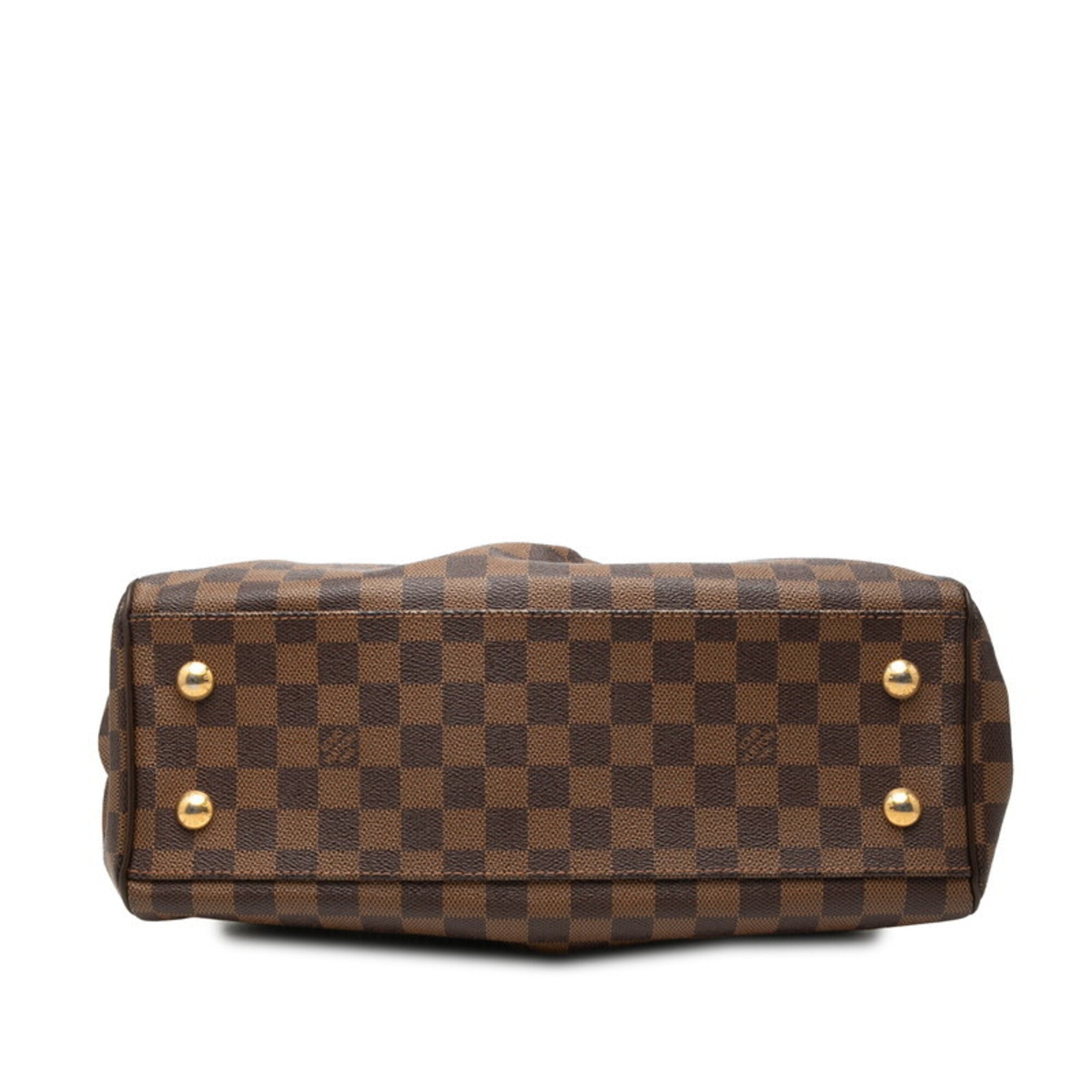 Louis Vuitton Damier Brown Pvc Leather Handbag Shoulder Bag (Pre-Owned)
