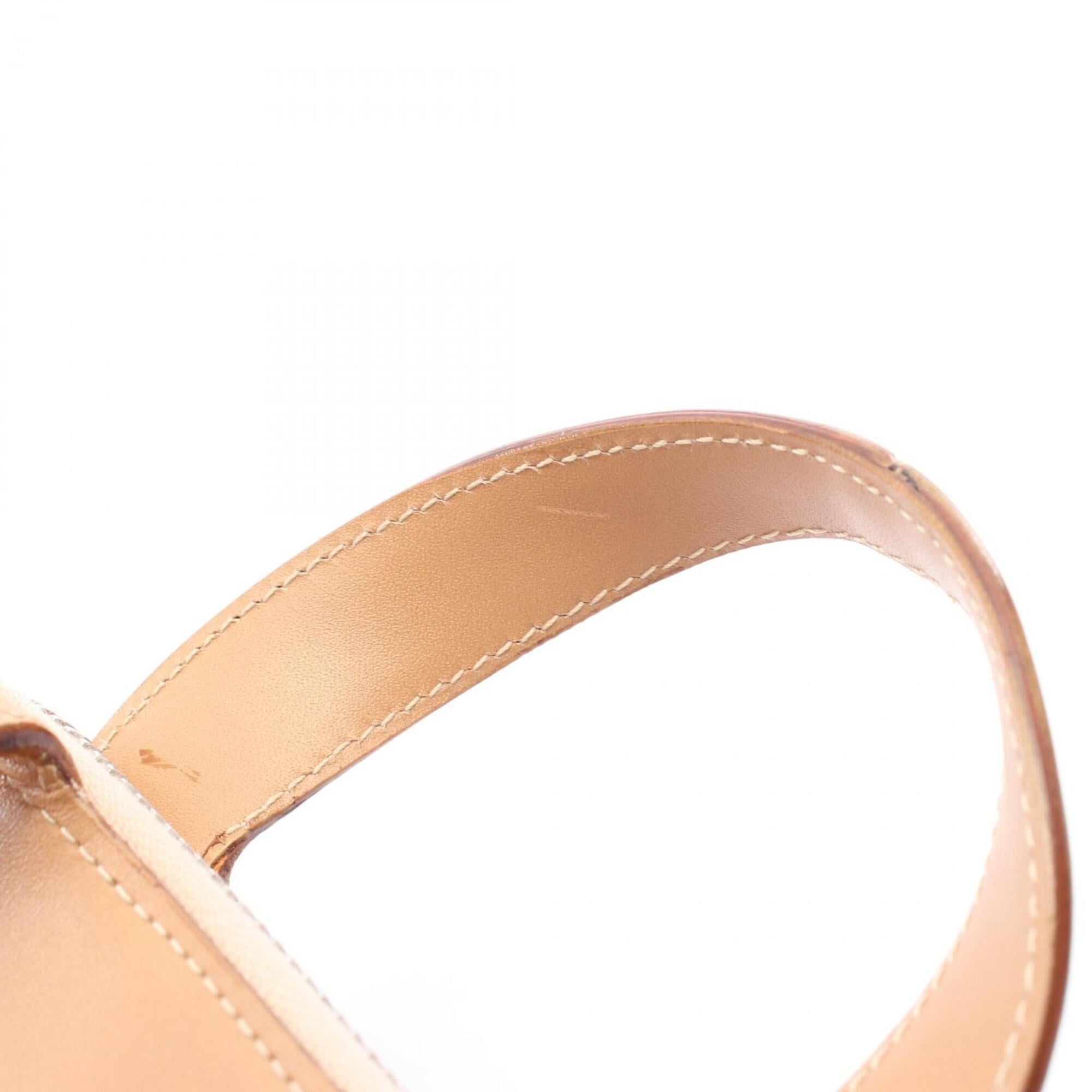 Bvlgari Beige Ivory Leather Handbag (Pre-Owned)