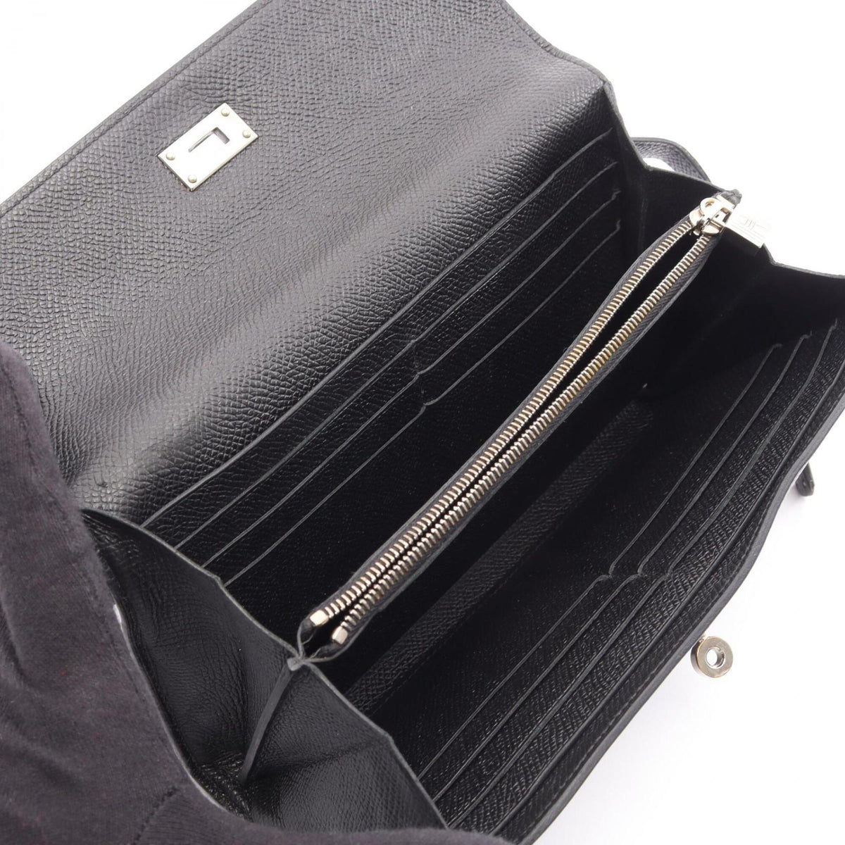 Hermes Black Epsom Leather Wallet (Bi-Fold) (Pre-Owned)